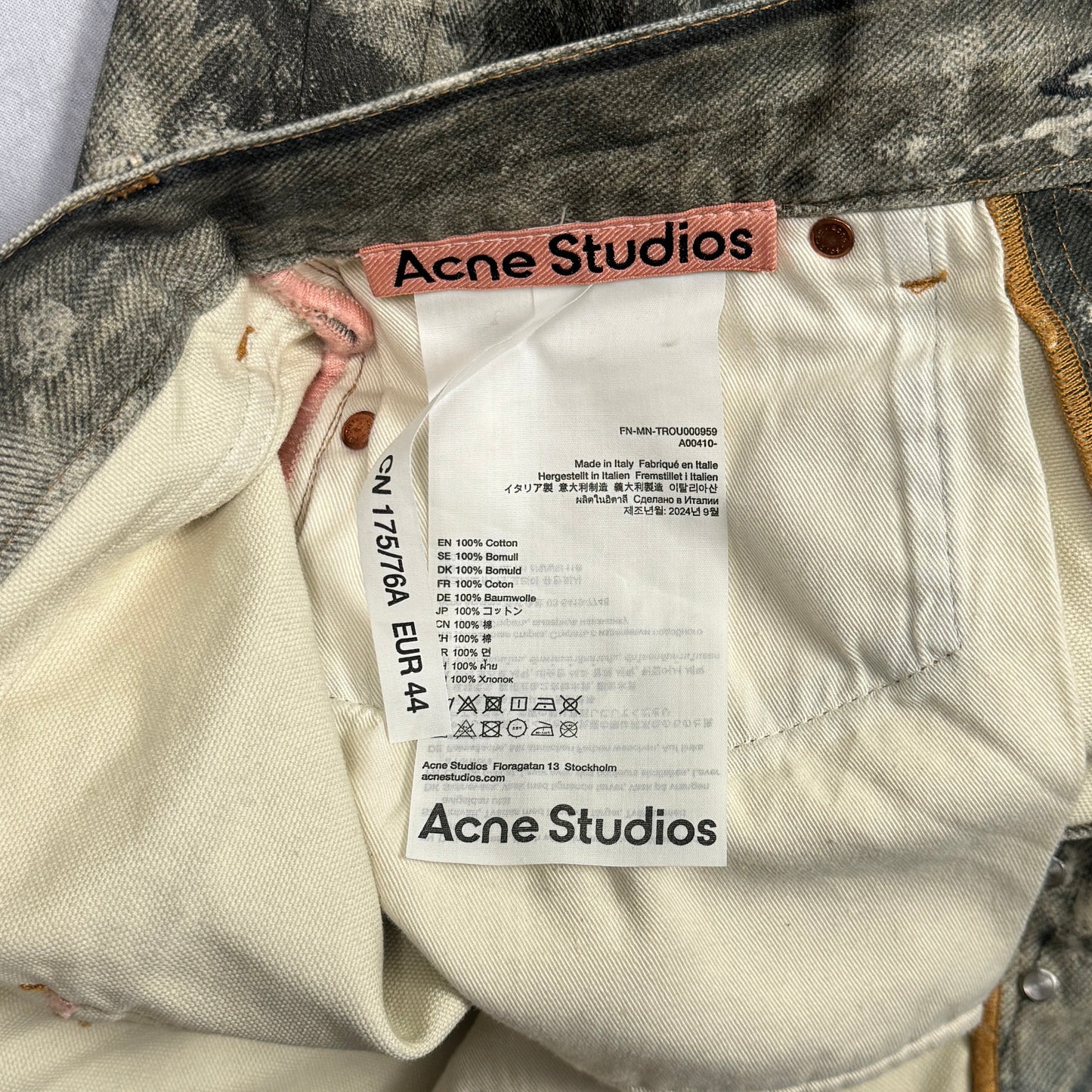 1981M Cold Grey Trompe L’oeil Pants
