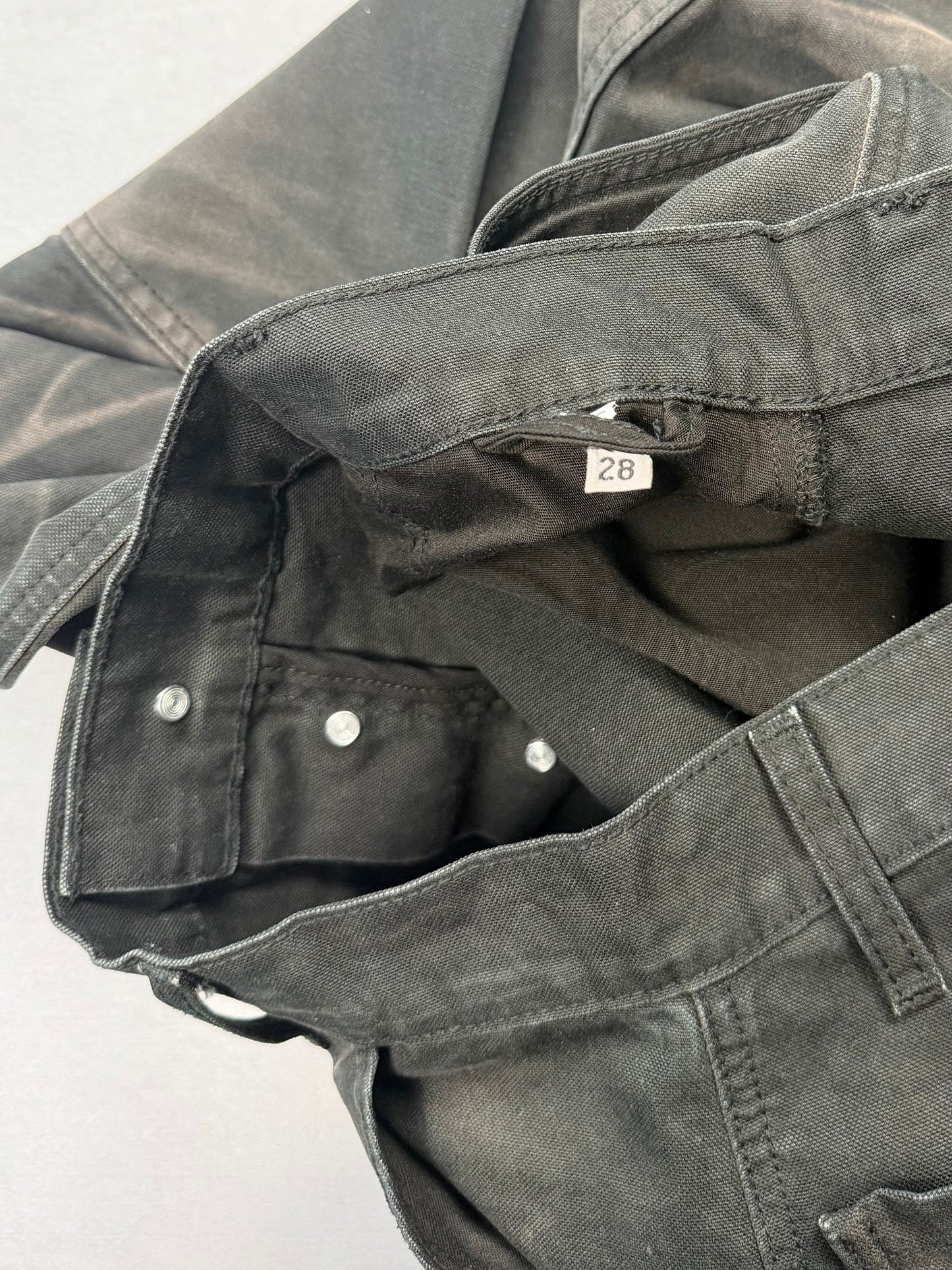 Black Underground Painter Pants