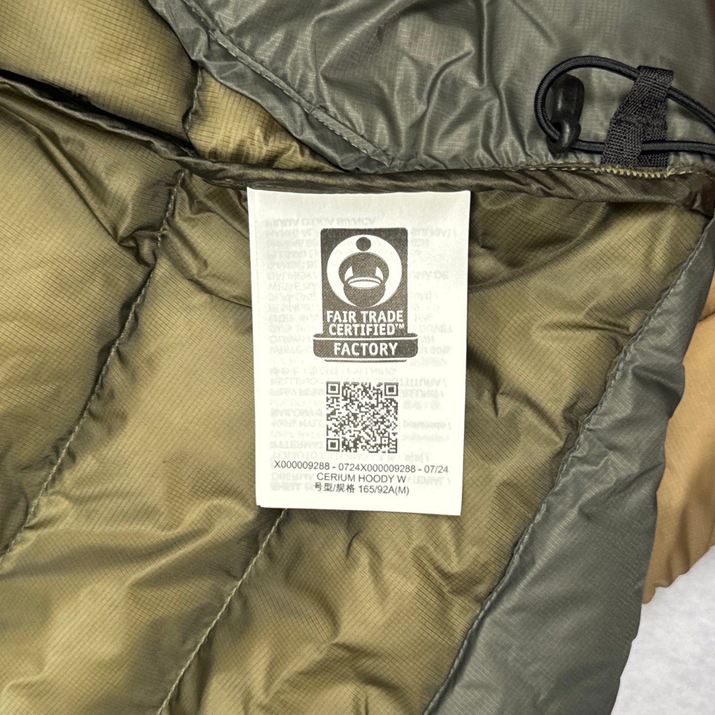 Cerium Hooded Down Jacket (Tatsu/Canvas/Forage)
