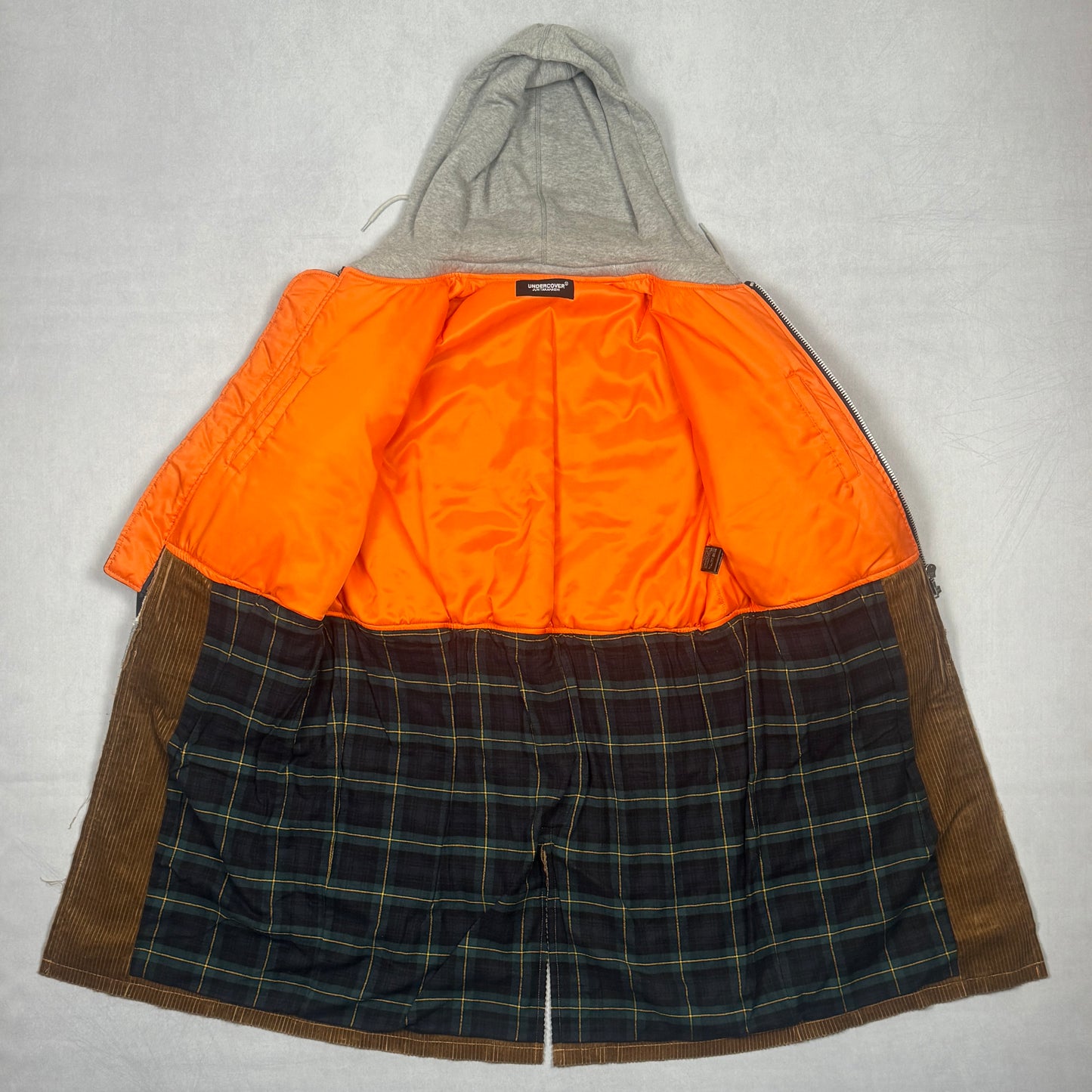 FW18 “Order–Disorder” Layered Hybrid Bomber Jacket (M-L)