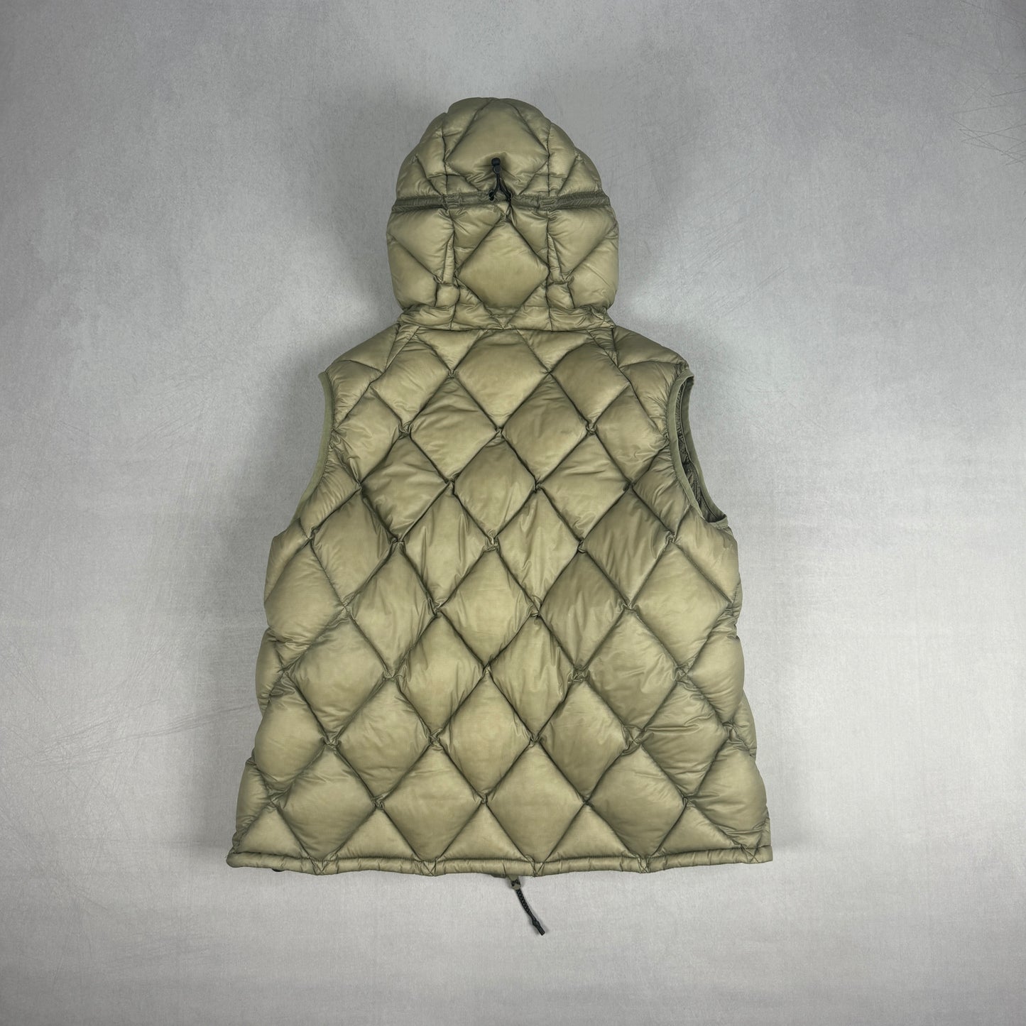 Quilted Hooded Down Vest (M)