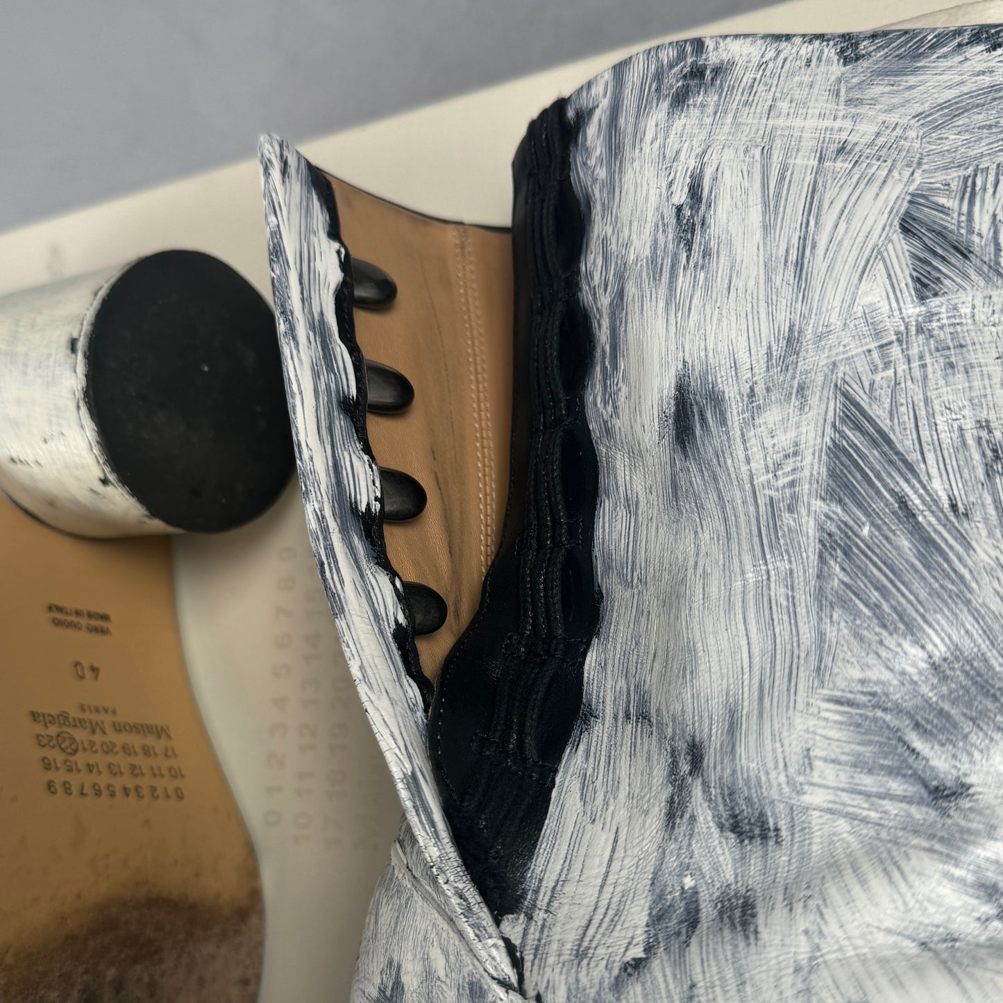Painted Tabi Boots