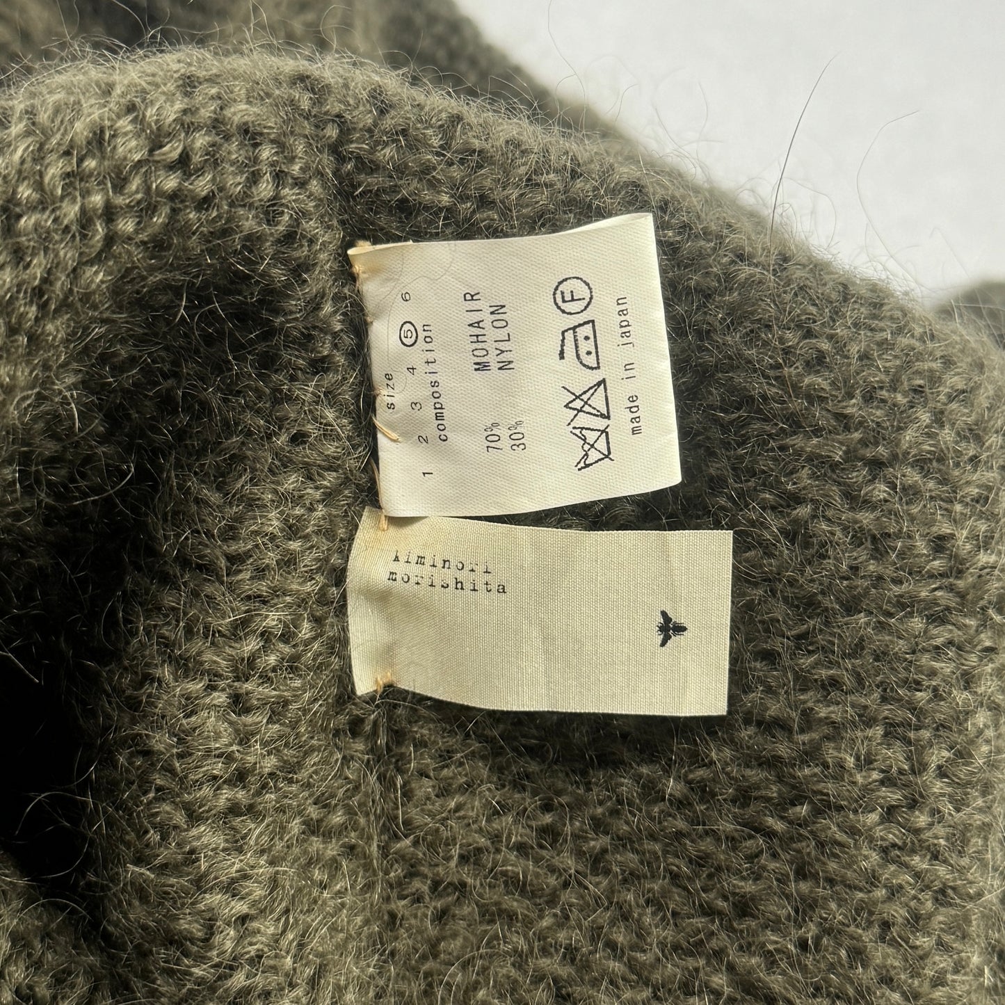 HES Distressed Mohair Sweater
