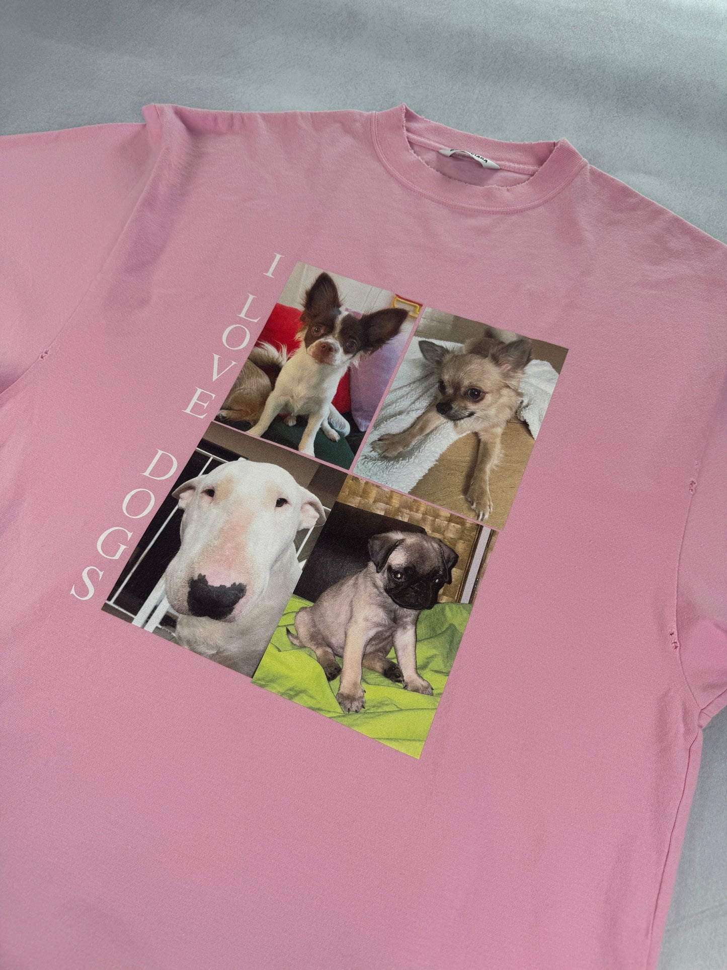 2020 “I Love Dogs” Graphic T-Shirt (Pink)