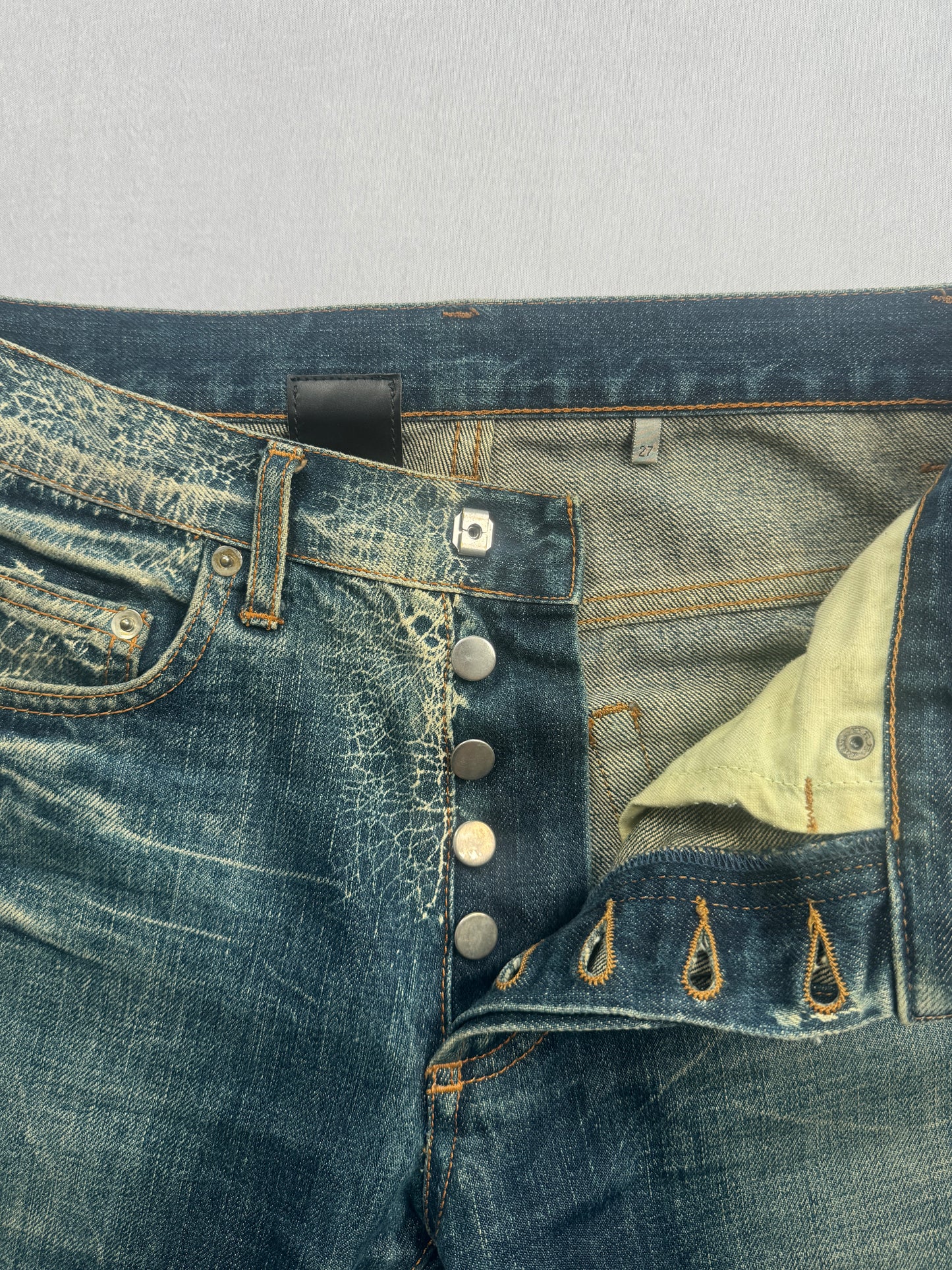 SS07 Spider Web Skinny Jeans