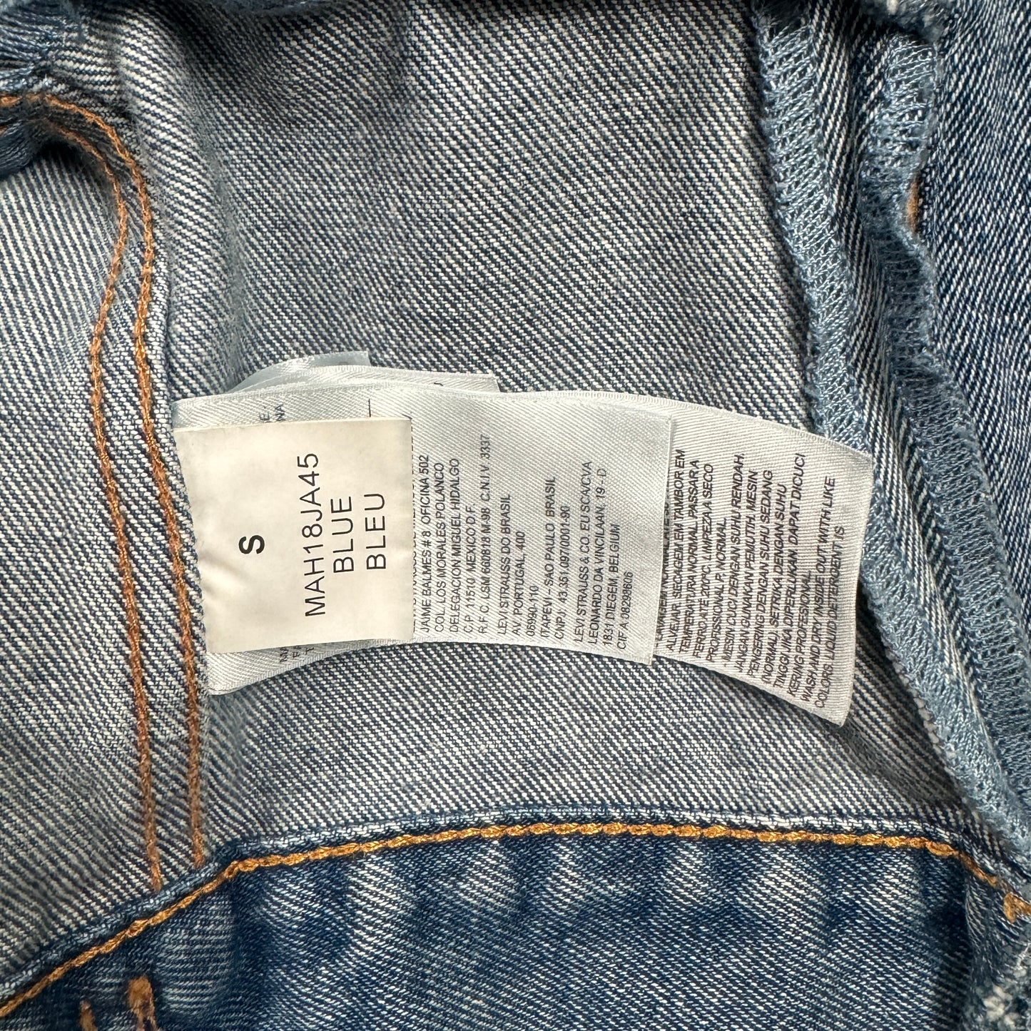 Vetements FW18 Deconstructed Denim Jacket