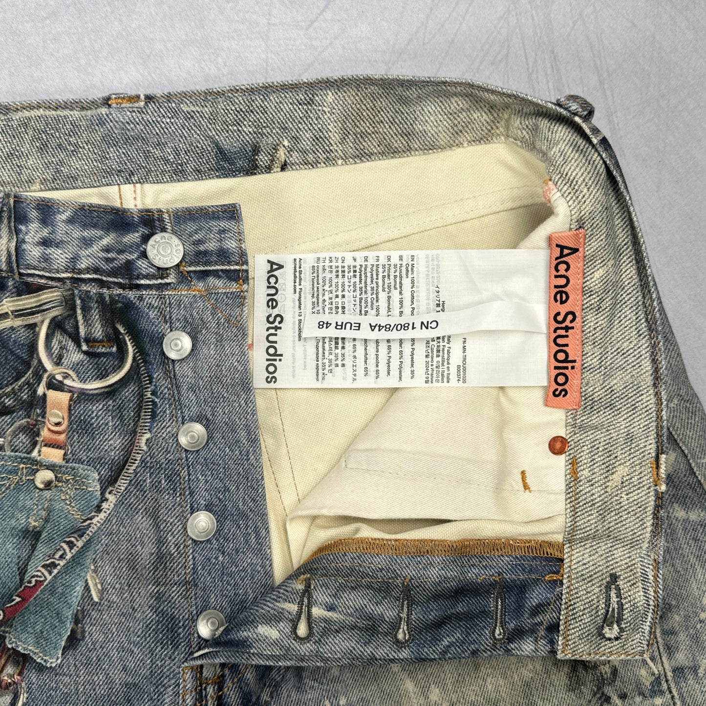 FW24 Trompe L’oeil Printed 1981M Jeans