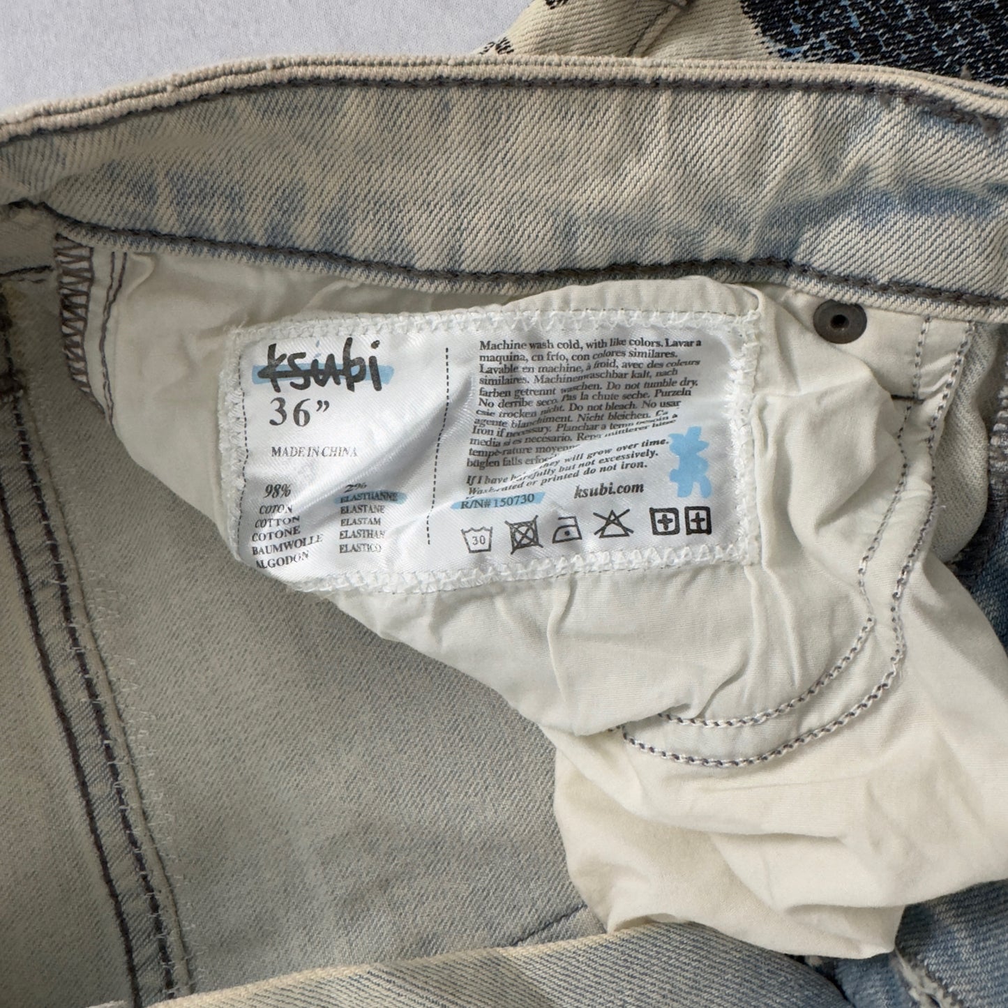 Van Winkle Ace Slice Skinny Jeans