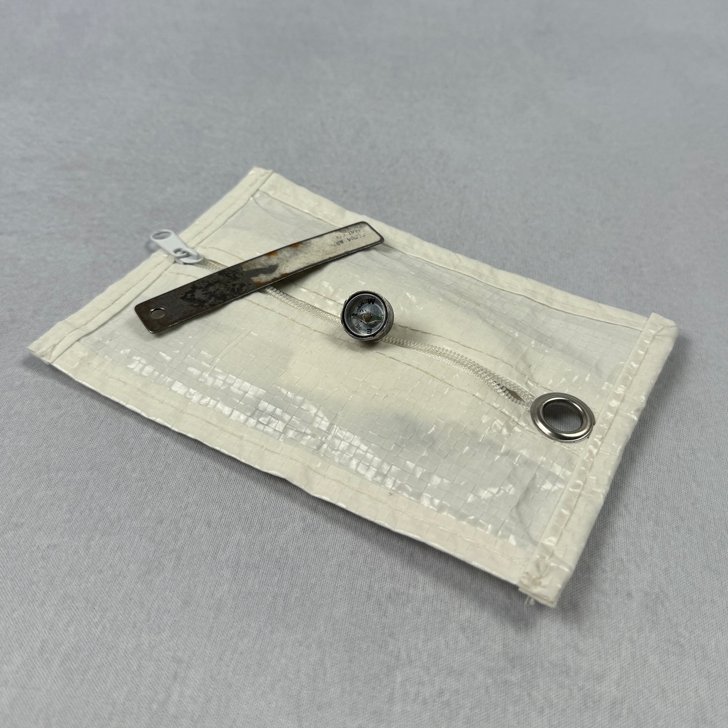 Compass Silver Earring