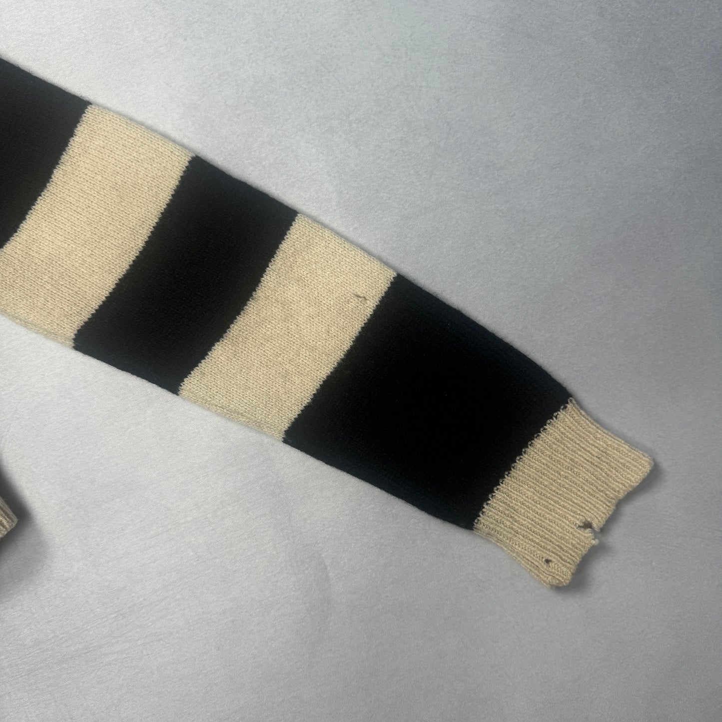 FW01 “Riot! Riot! Riot!” Striped Wool Turtleneck Sweater (50)