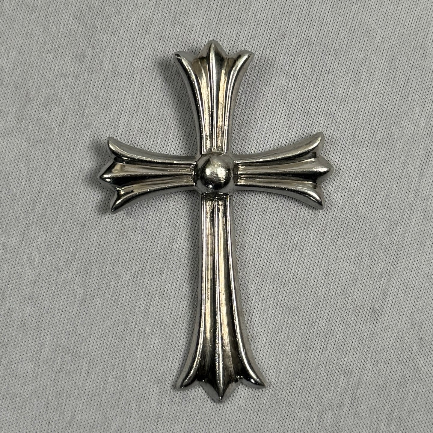 Big Cross 18K White Gold Pendant