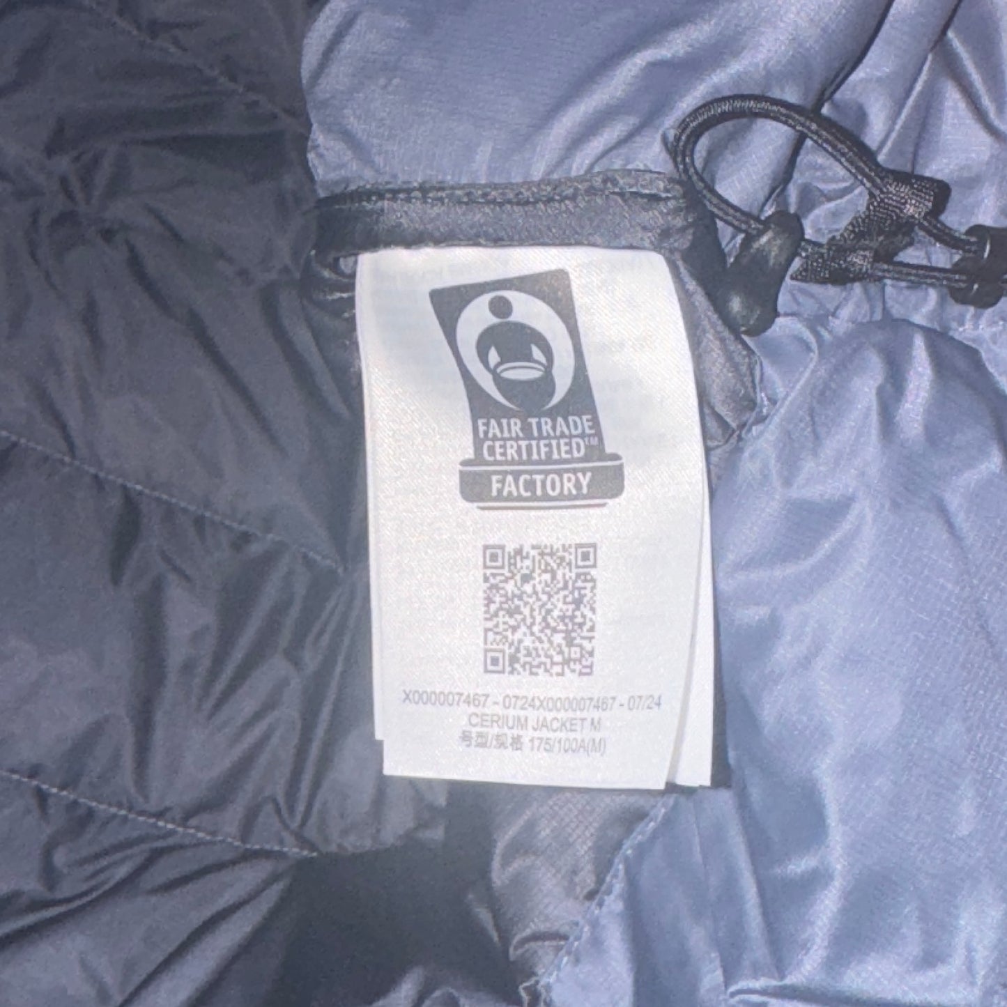 Cerium Hoodless Down Jacket (Stratus)