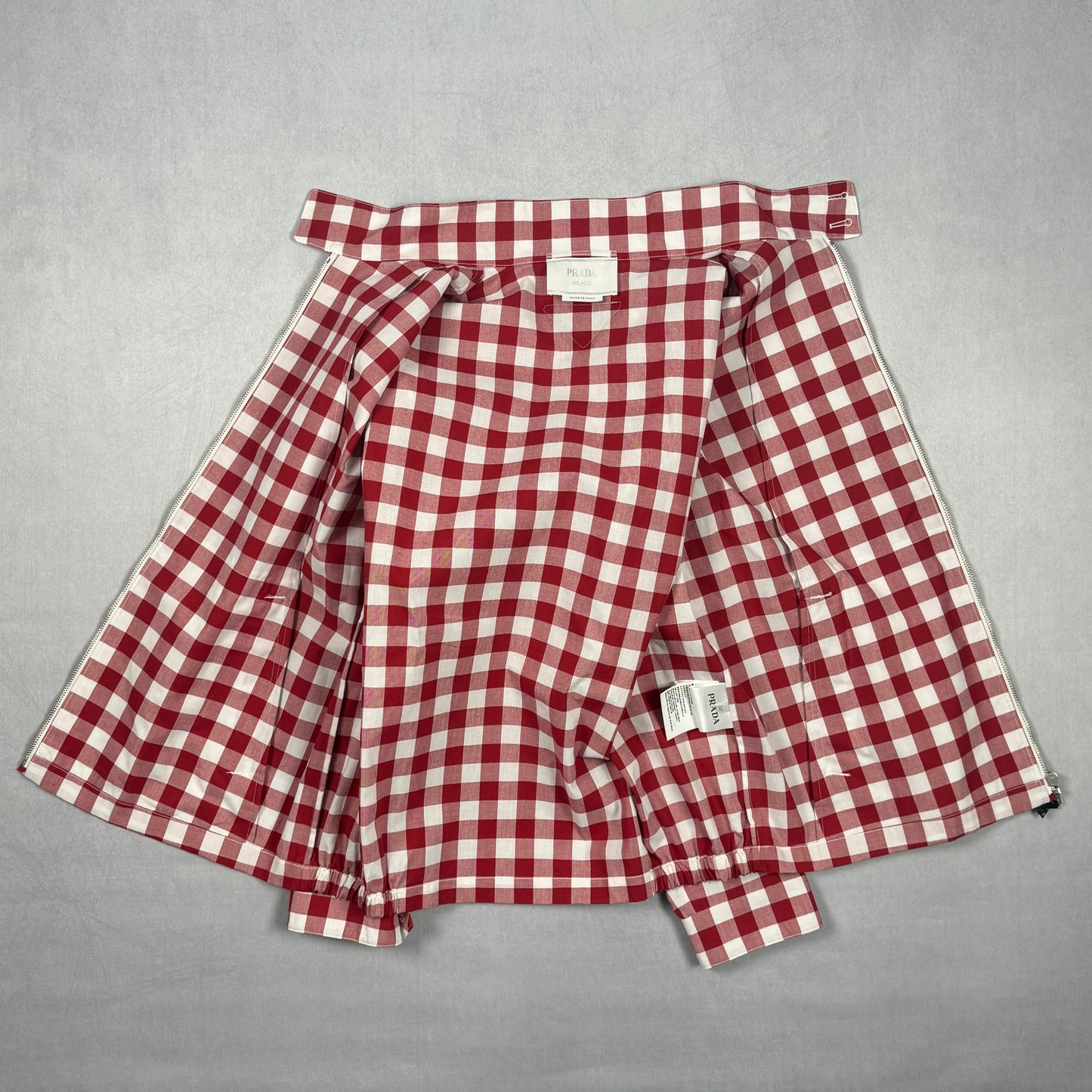 SS23 Gingham Zip Overshirt