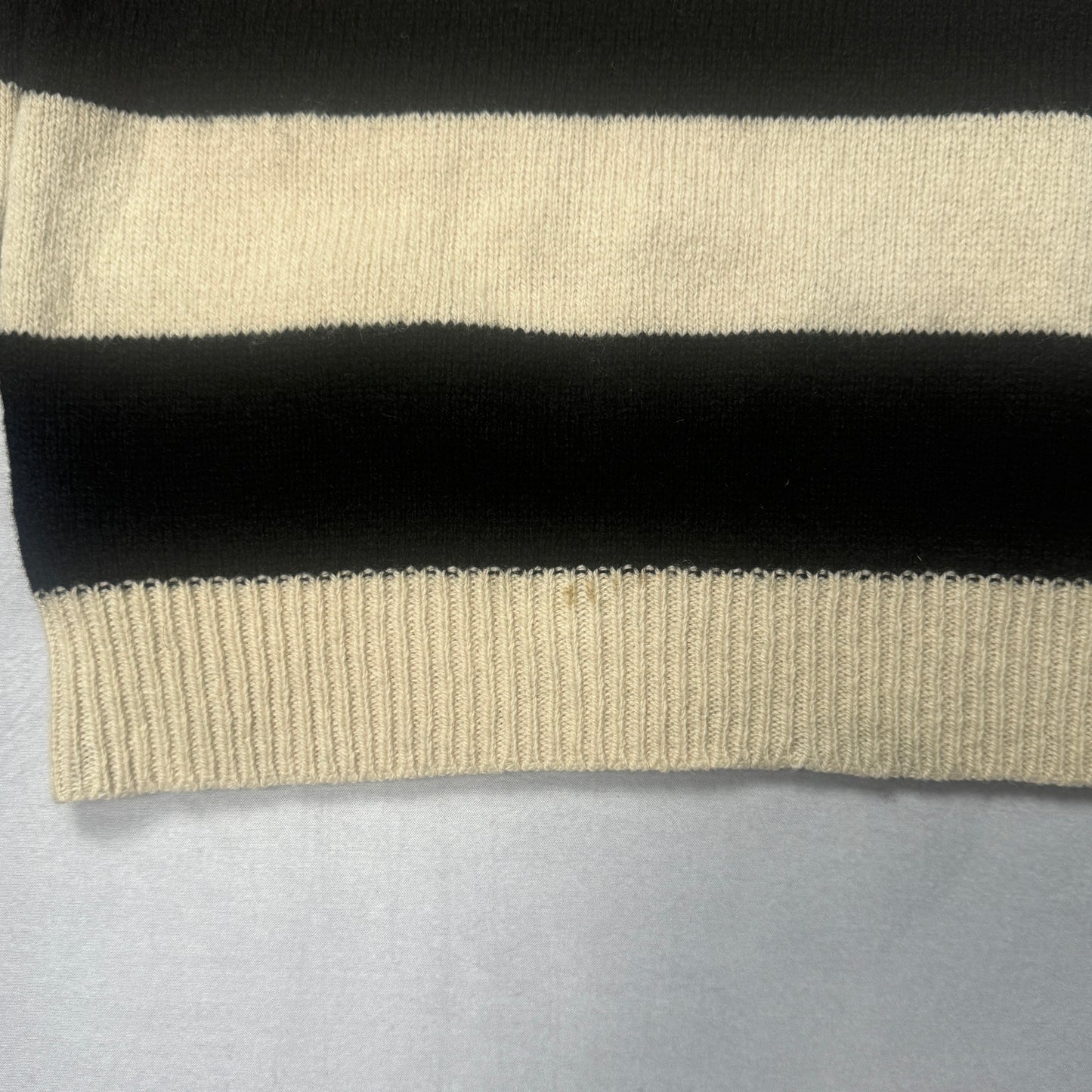FW01 “Riot! Riot! Riot!” Striped Wool Turtleneck Sweater (50)