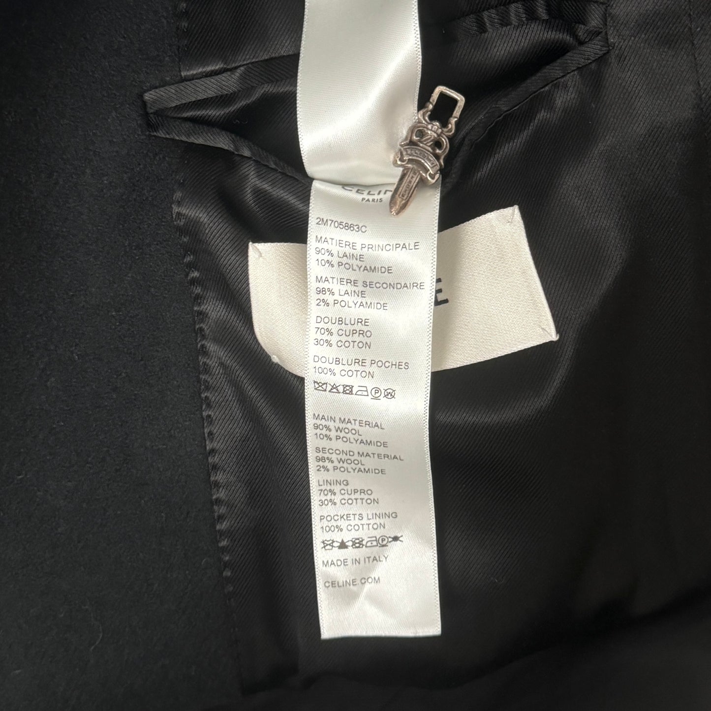 FW21 Oversized Long Wool Pea Coat