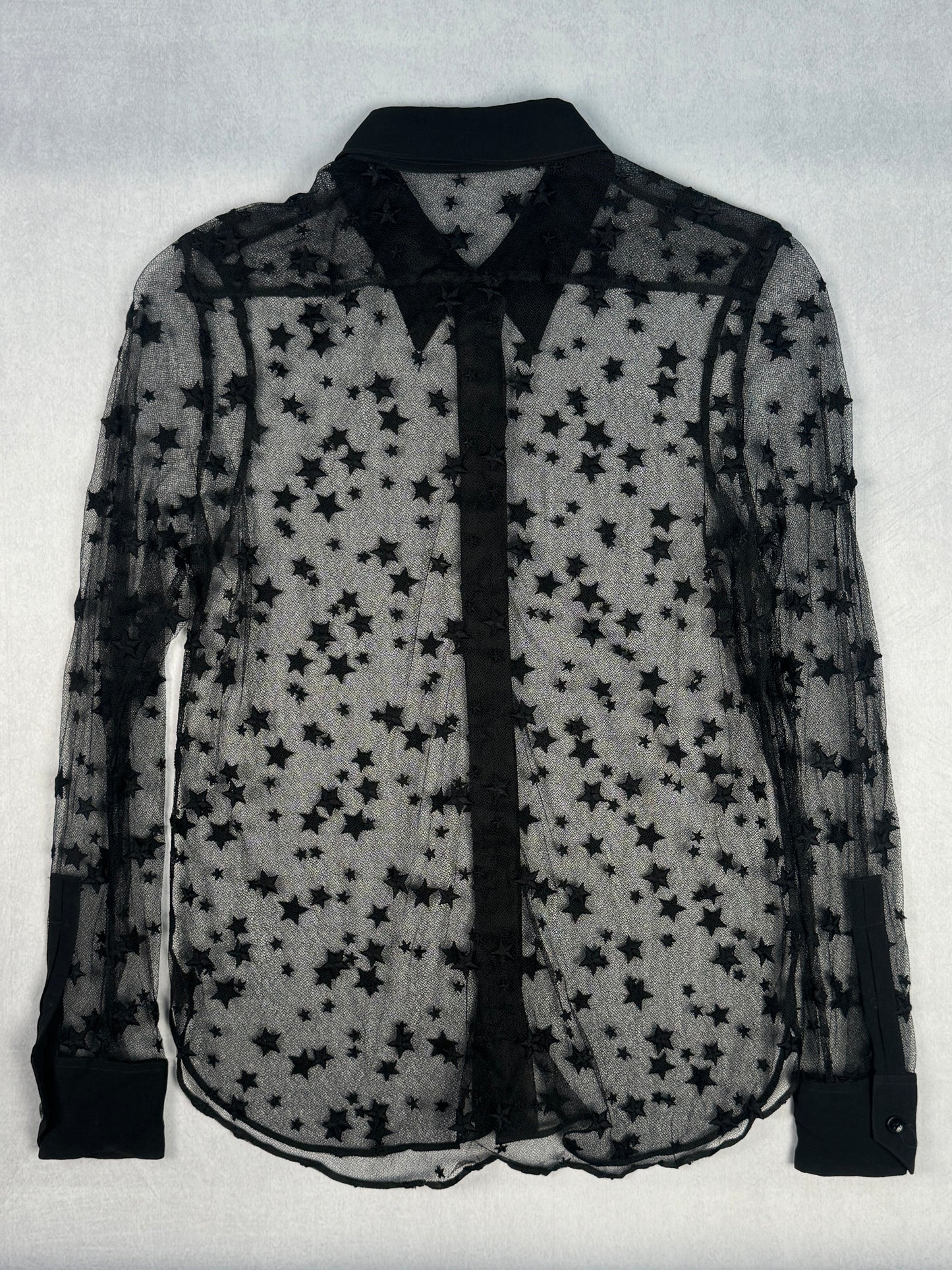 Sample Lace Star Button-Up Shirt