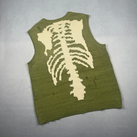 5G Bone Knit Sweater Vest