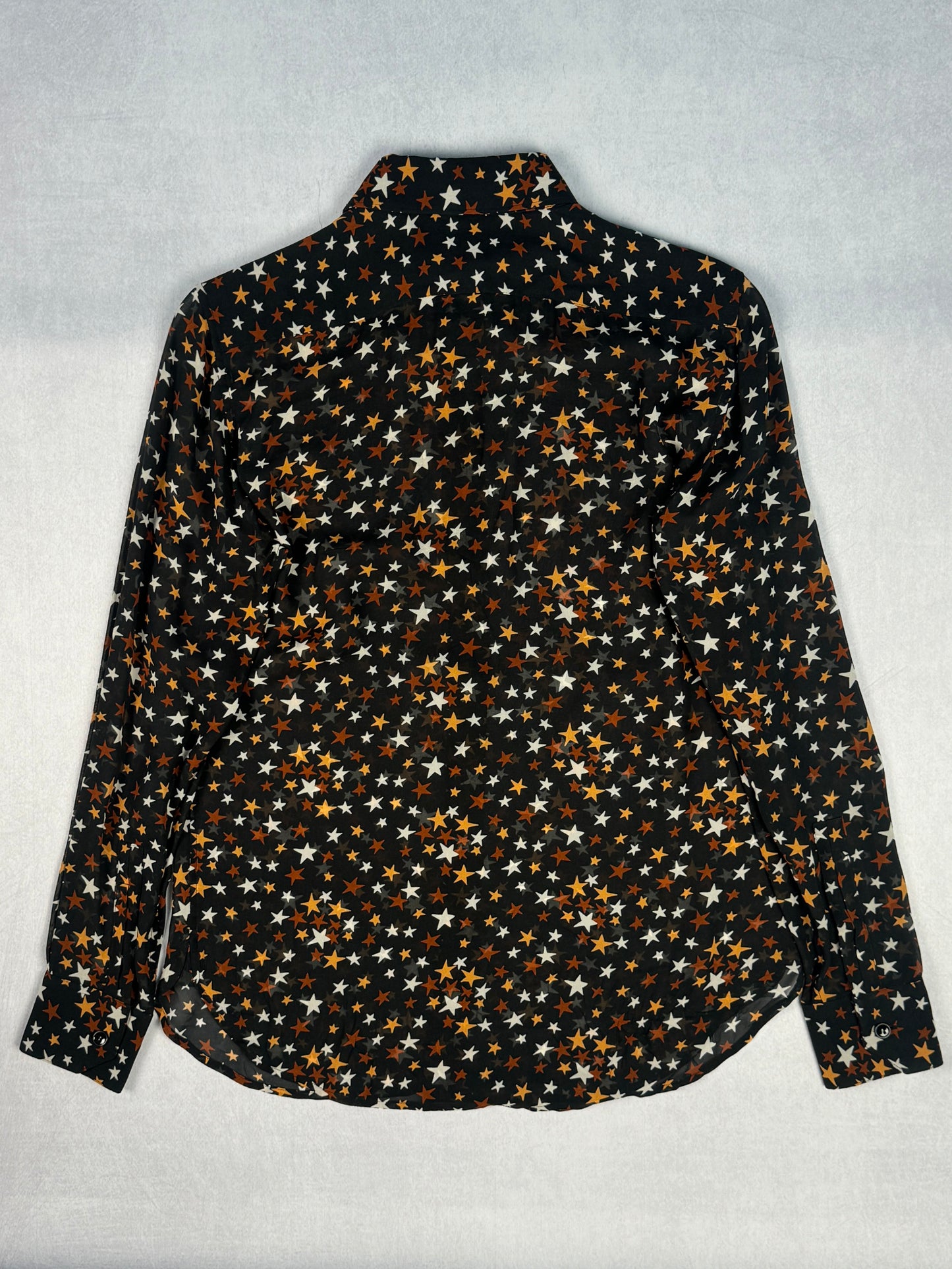 Sample Sheer Star Button-Up Shirt