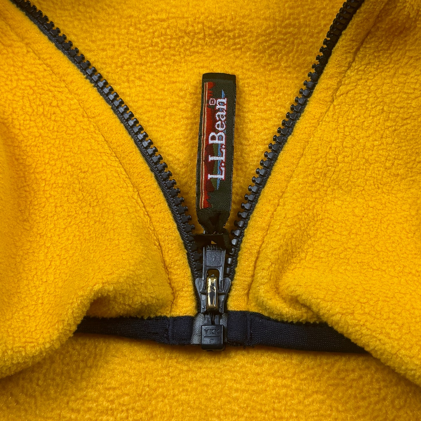 Vintage Polartec Full-Zip Fleece Jacket (Yellow/Navy, 2000–2002)