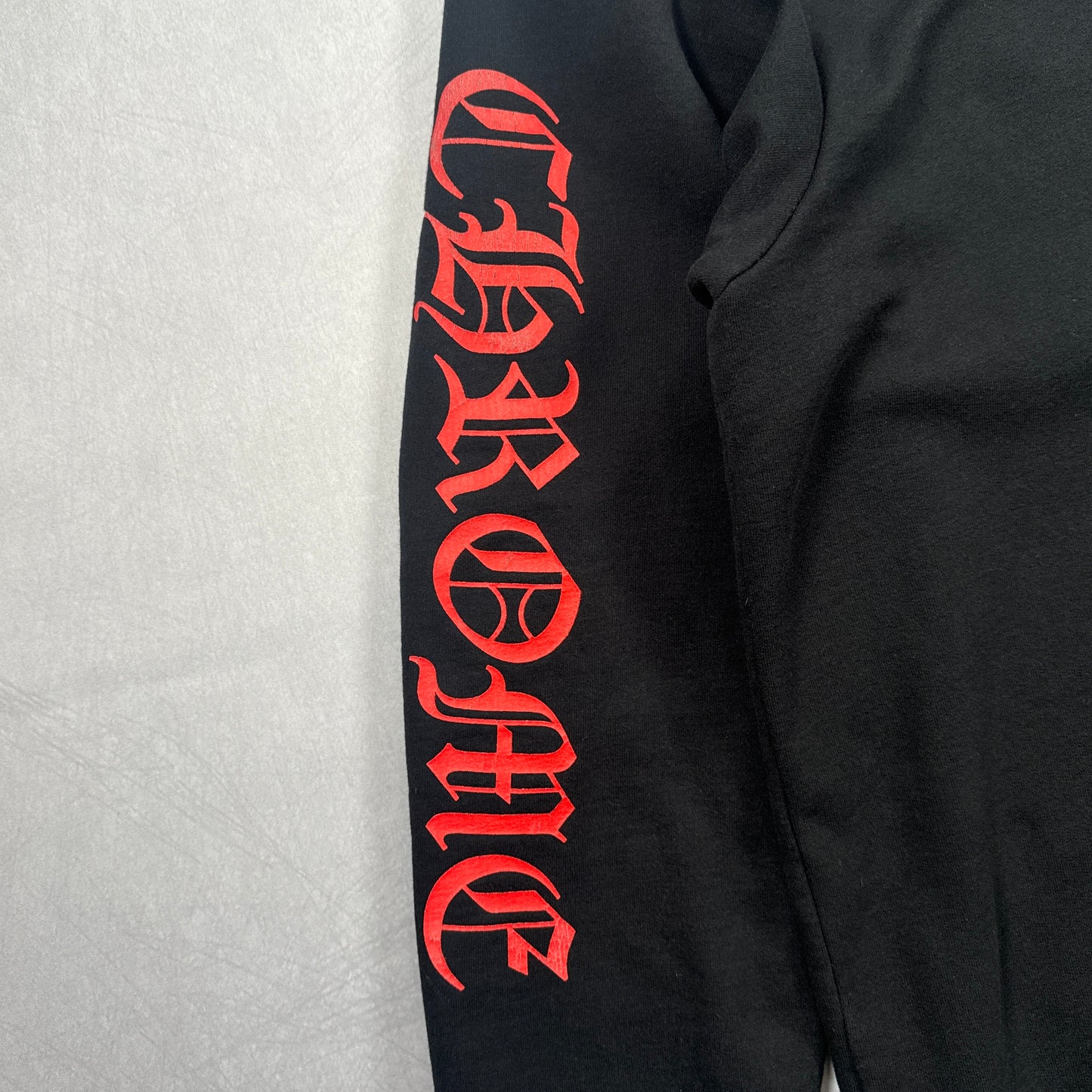 Made in Hollywood Red Plus Cross Zip-Up Hoodie