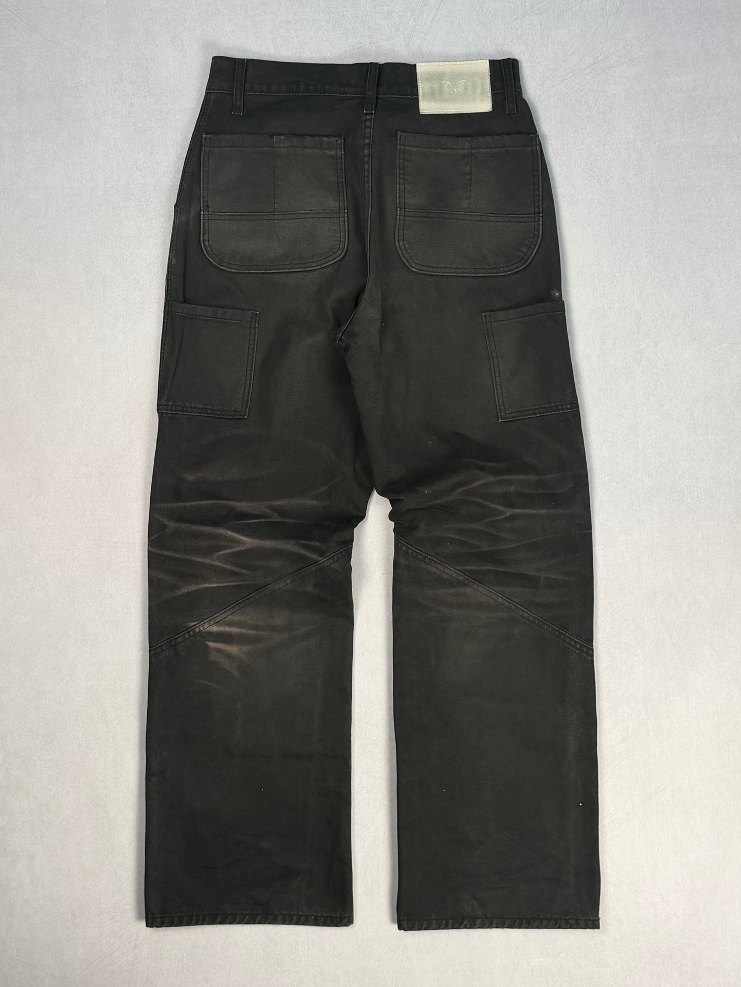 Black Underground Painter Pants
