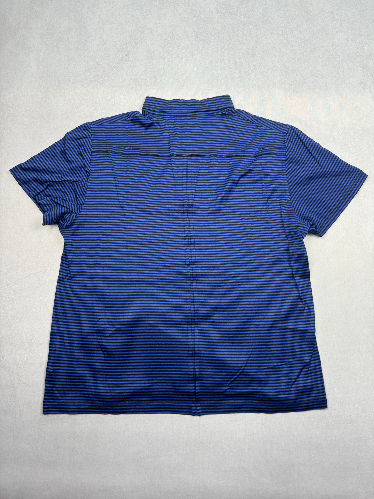SS06 Striped Polo Shirt (Blue)