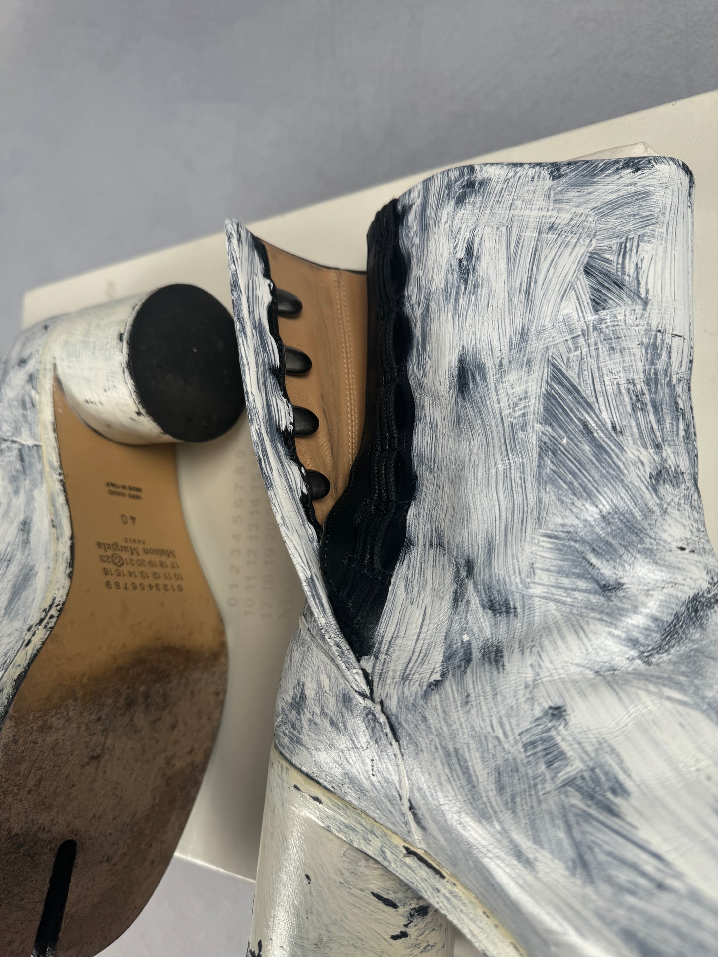 2020s Painted Tabi Boots
