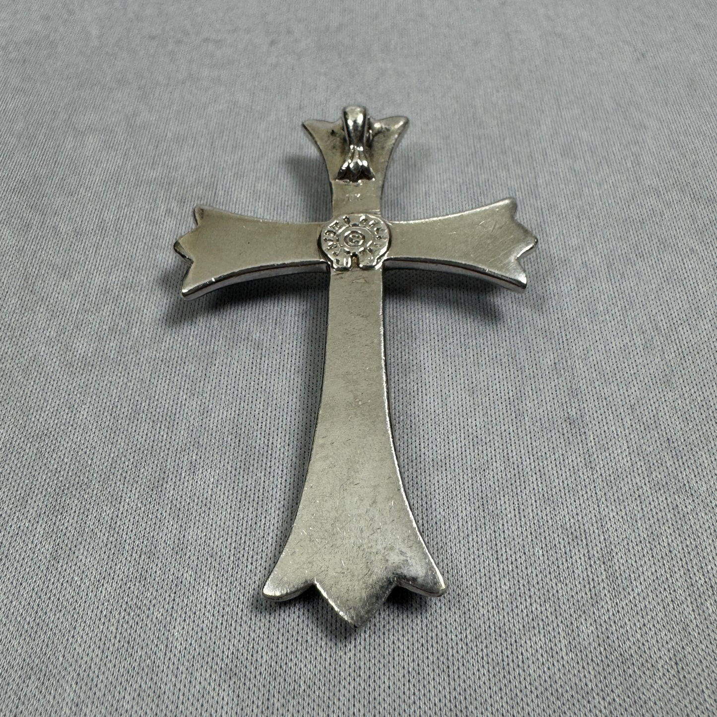 Big Cross 18K White Gold Pendant