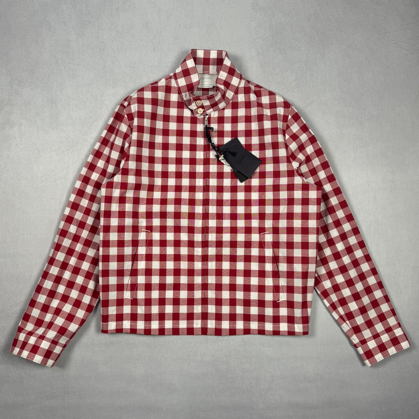 SS23 Gingham Zip Overshirt