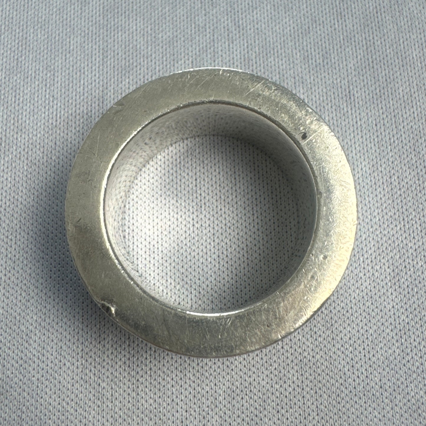 Sterling Silver F YOU Plus Cross Spinner Ring