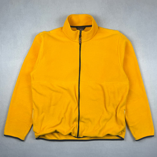 Vintage Polartec Full-Zip Fleece Jacket (Yellow/Navy, 2000–2002)