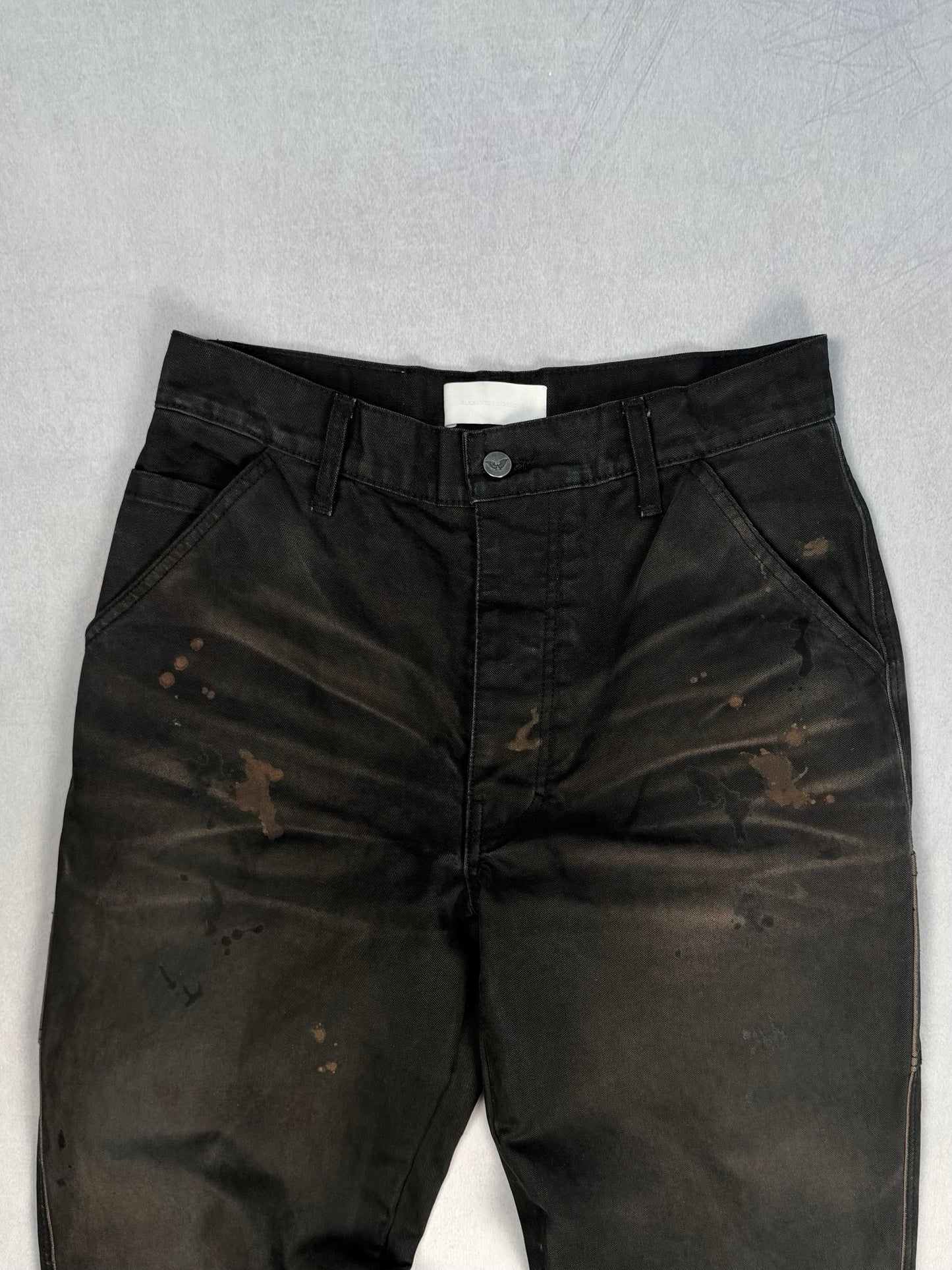 Black Underground Painter Pants