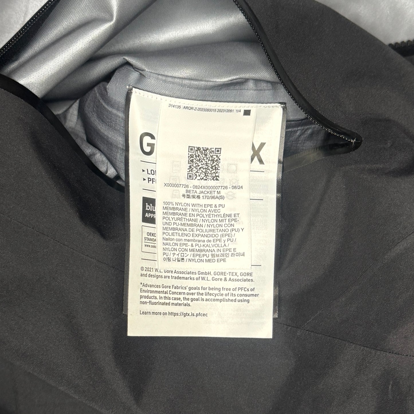 SS24 Gore-tex “Beta SL” Rain Jacket (S)
