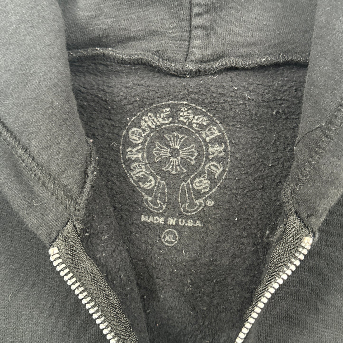 Made in Hollywood Red Plus Cross Zip-Up Hoodie
