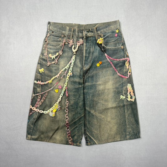 SS25 Trompe L’oeil Loose Shorts (50)