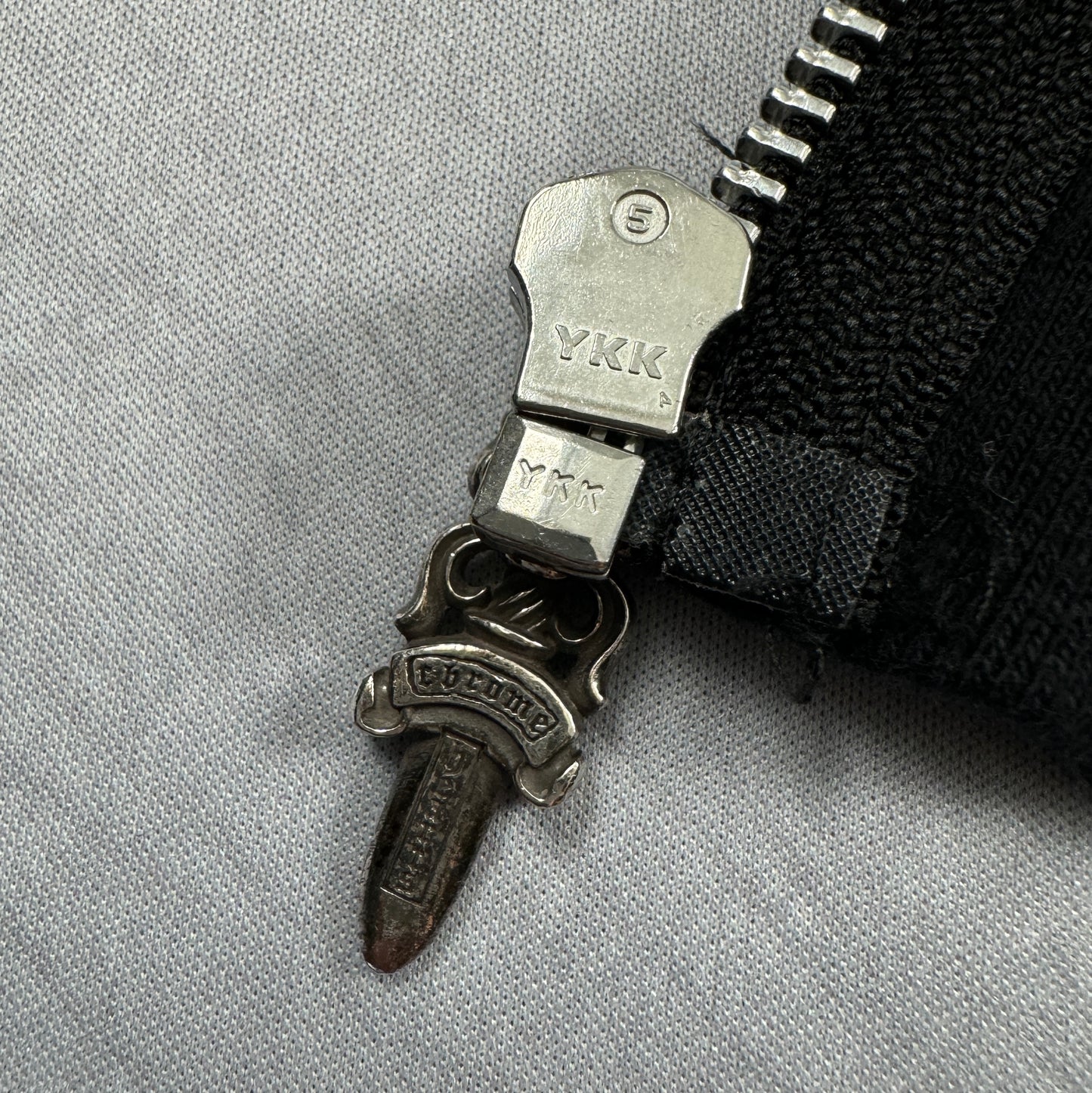 Made in Hollywood Red Plus Cross Zip-Up Hoodie