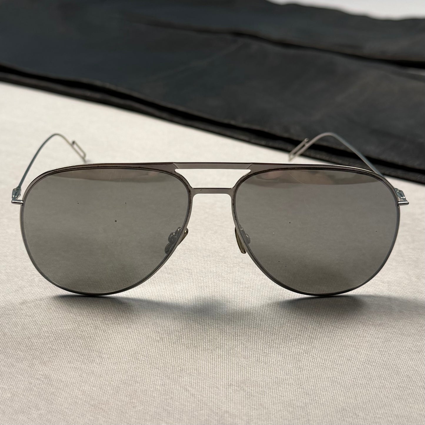 FW04 Silver Aviator Sunglasses