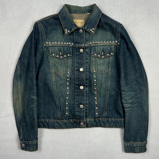 Early 2000s Studded Denim Trucker Jacket