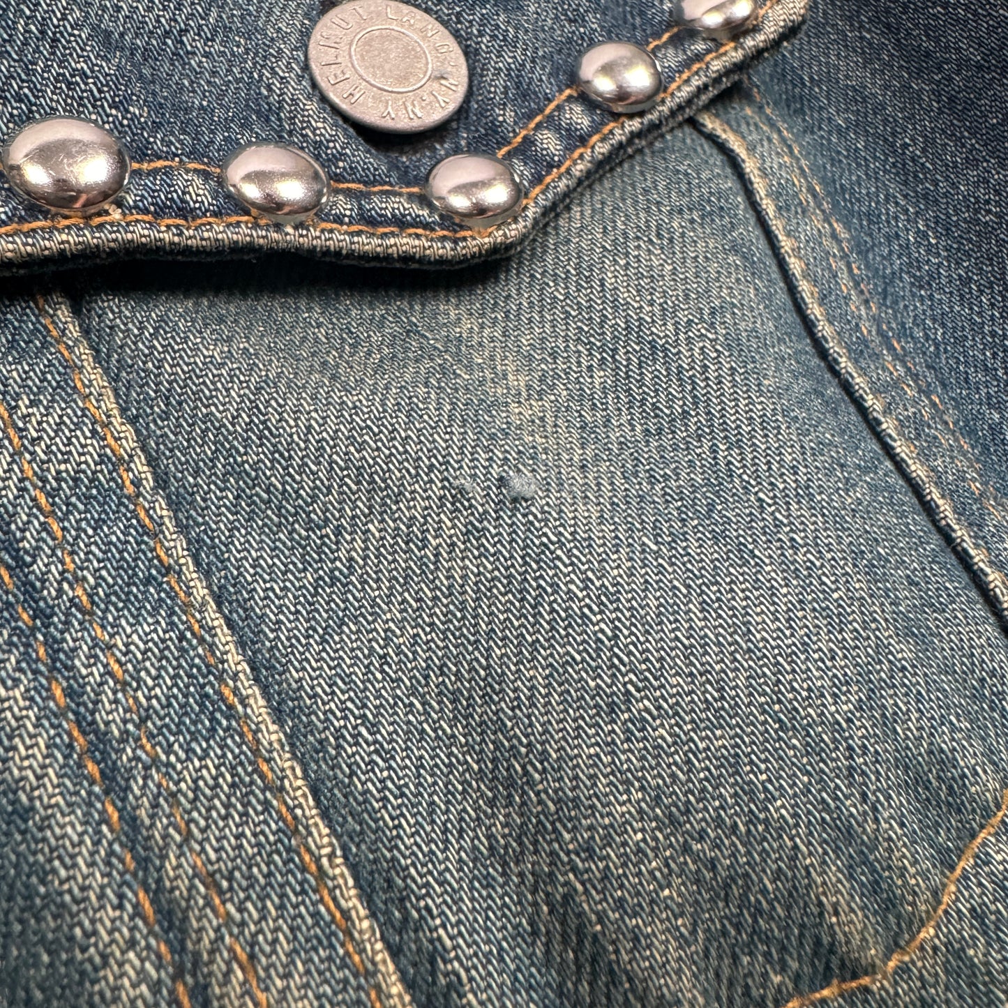 Early 2000s Studded Denim Trucker Jacket