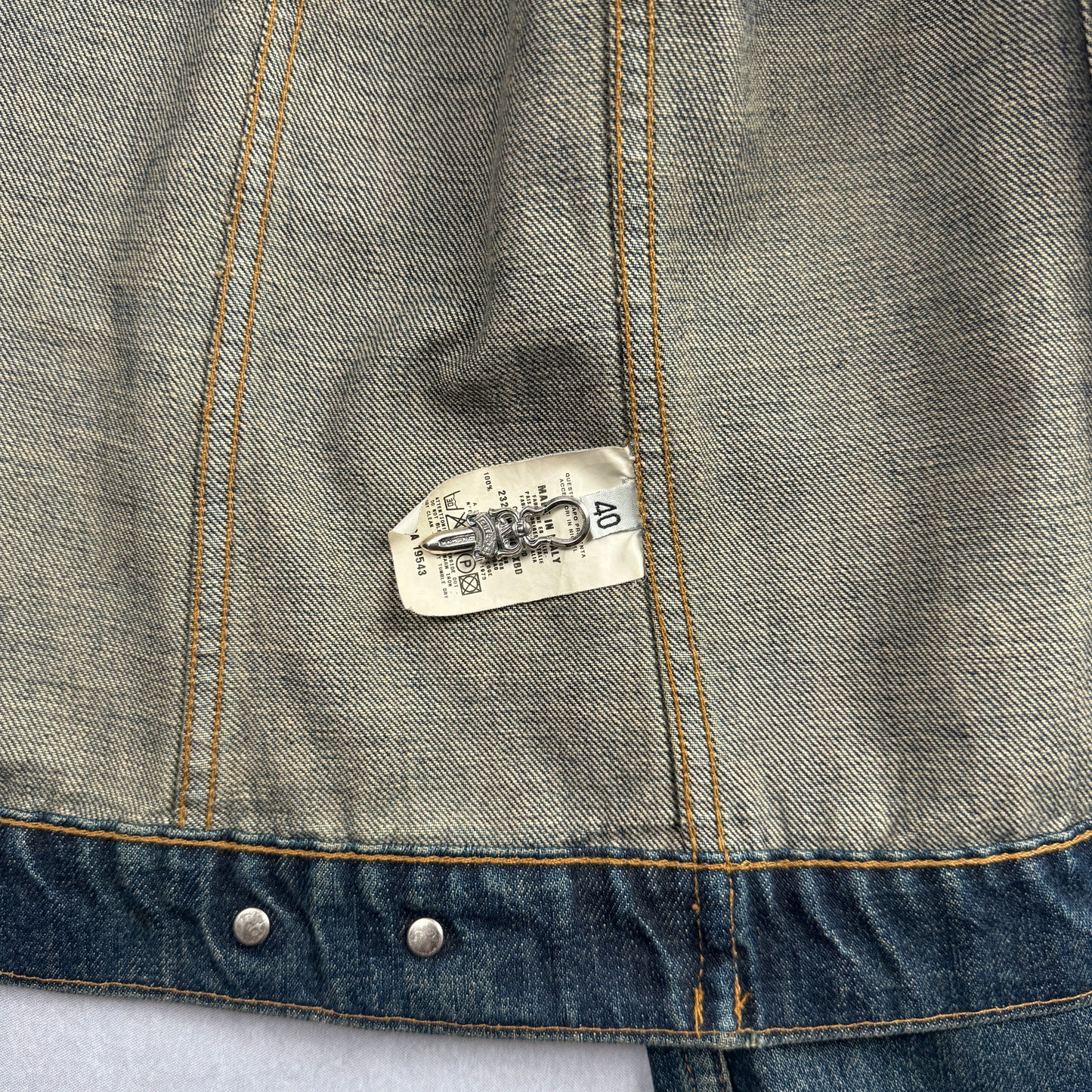 Early 2000s Studded Denim Trucker Jacket