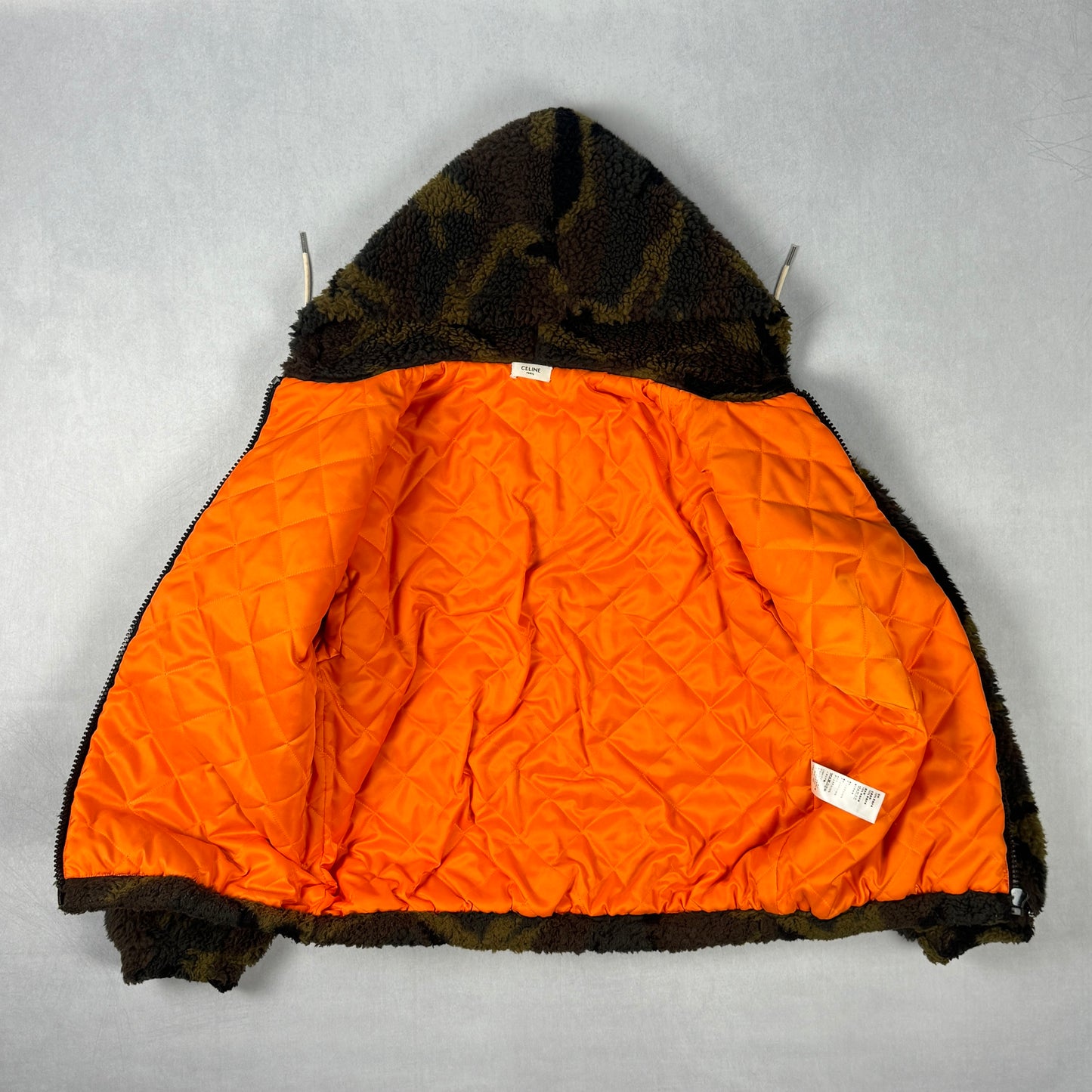 Men’s FW22 Camo Quilted Sherpa Jacket (S-M)