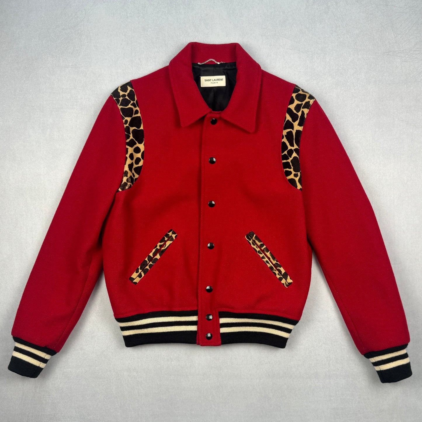 FW14 Leopard Red Teddy Jacket