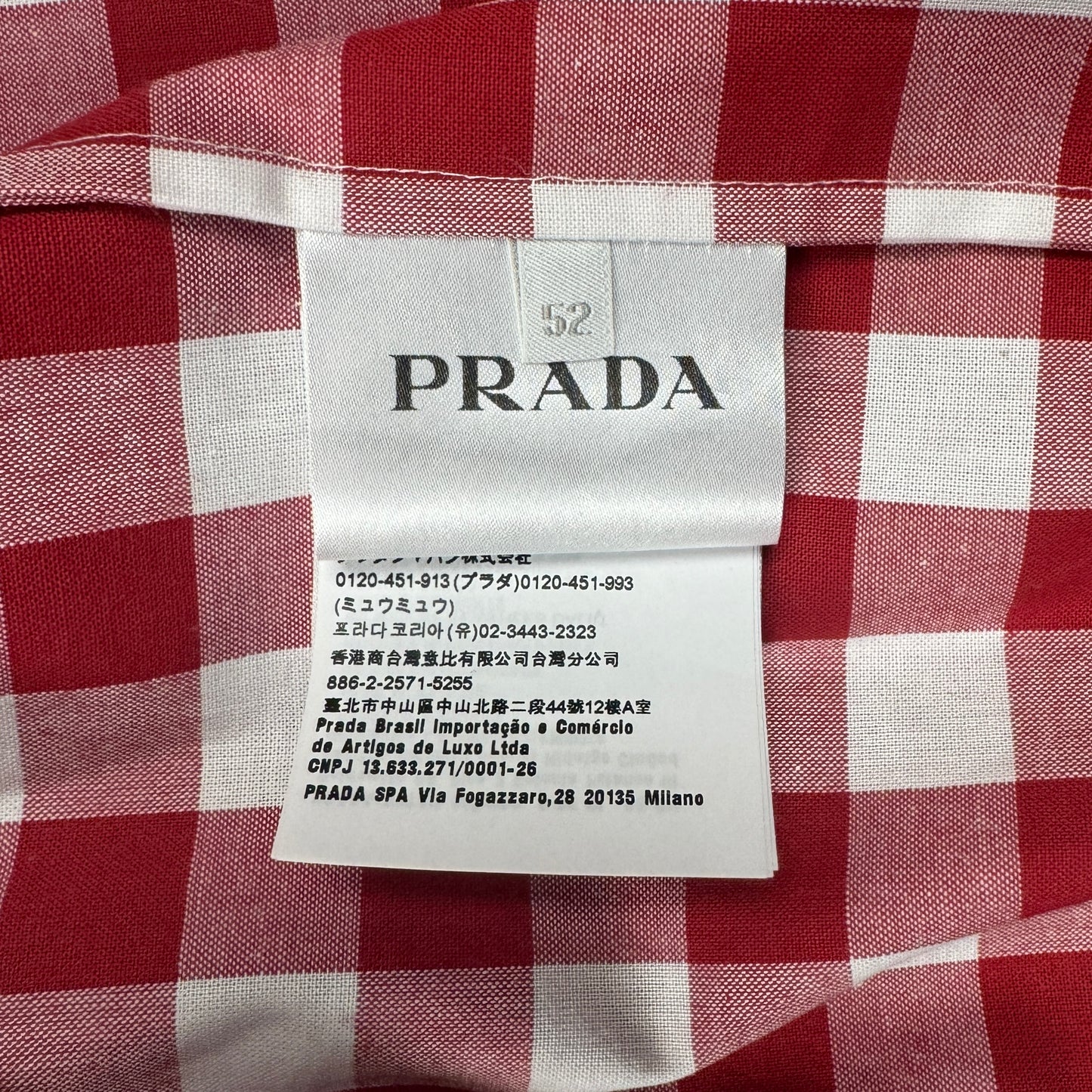 SS23 Gingham Zip Overshirt