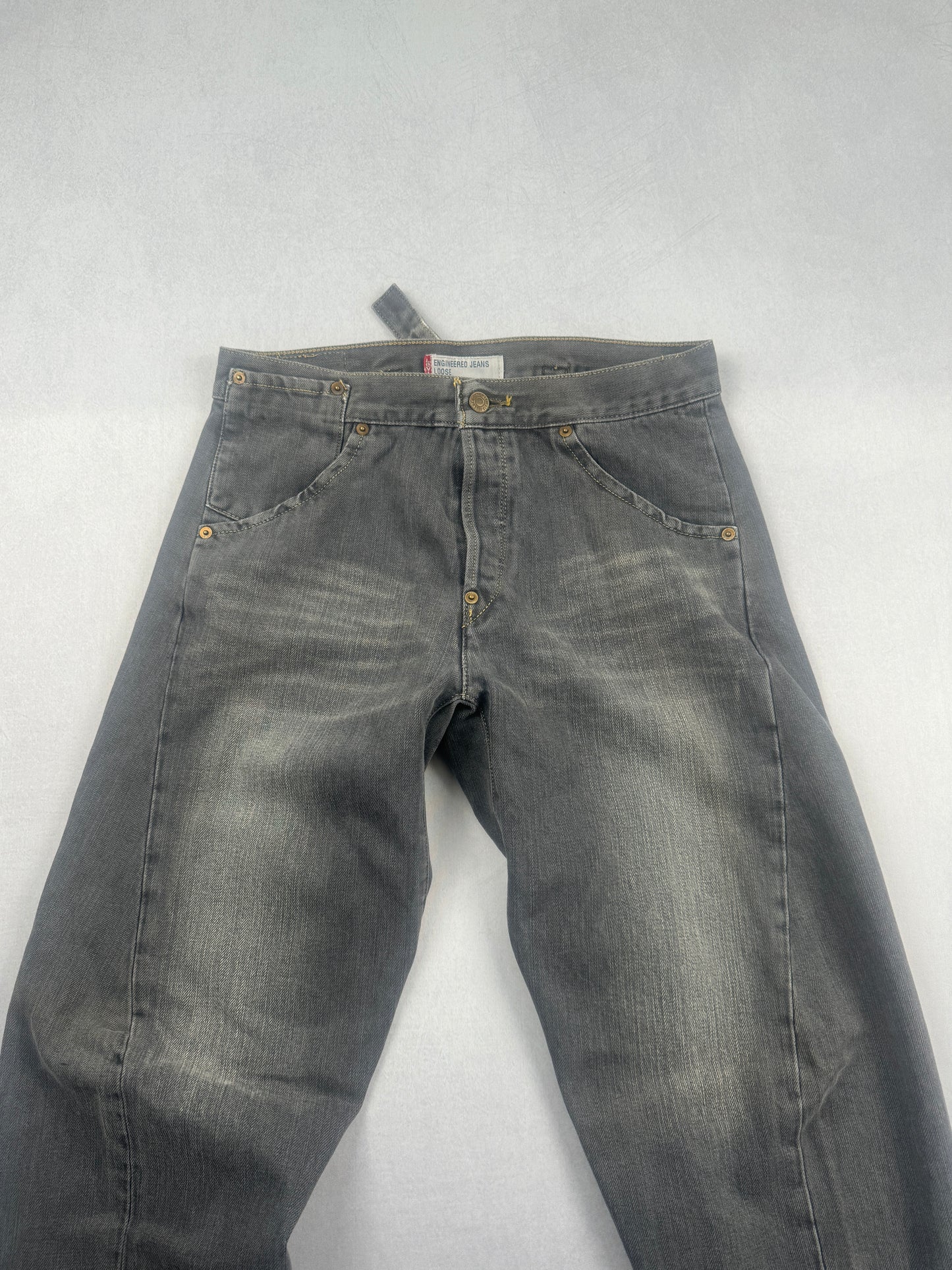 2000 Cinch Back Loose Fit Engineered Jeans