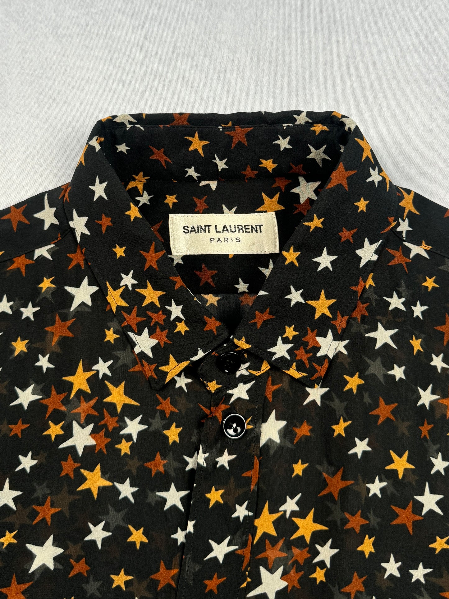 Sample Sheer Star Button-Up Shirt