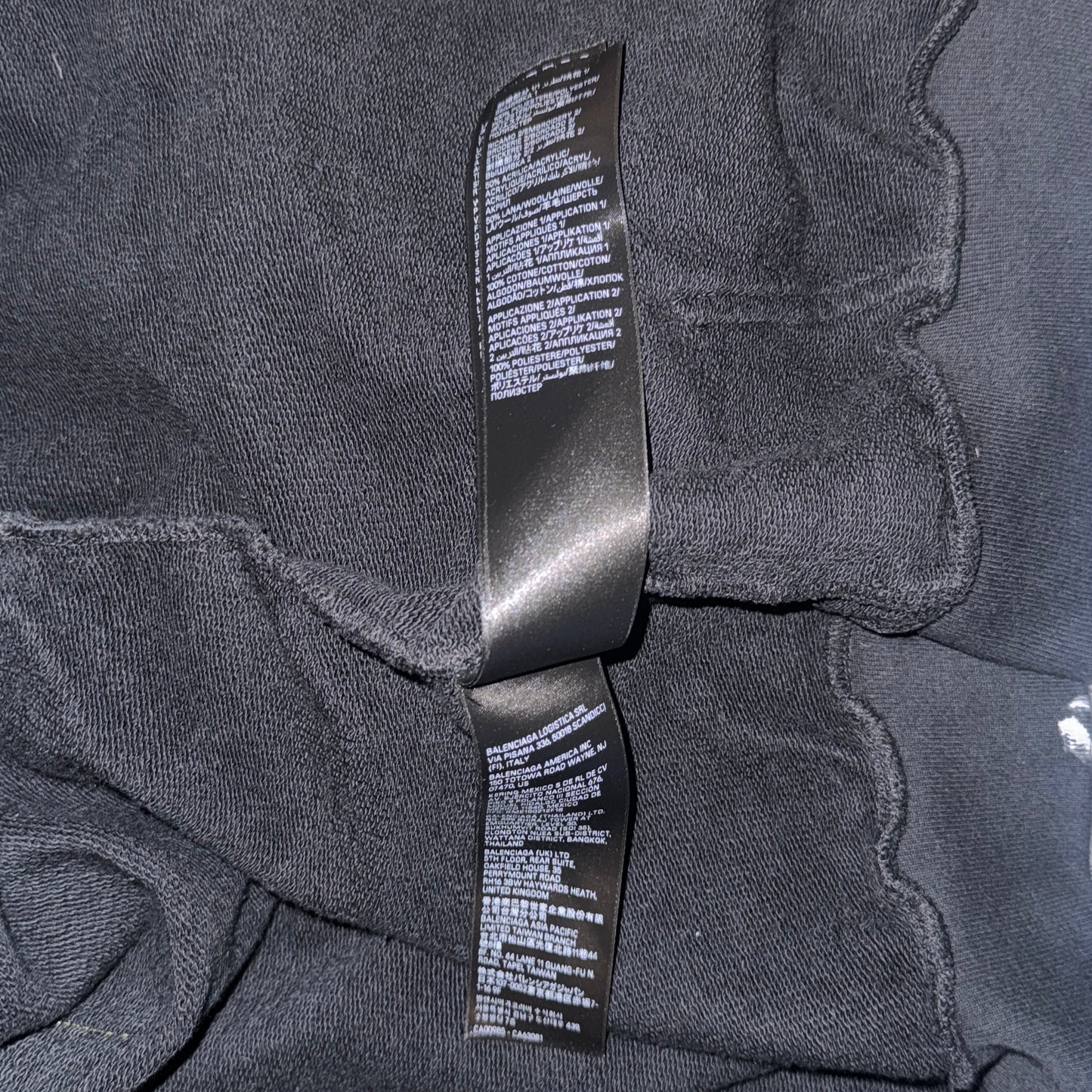 SS23 Black Graffiti Skater Zip-Up Hoodie