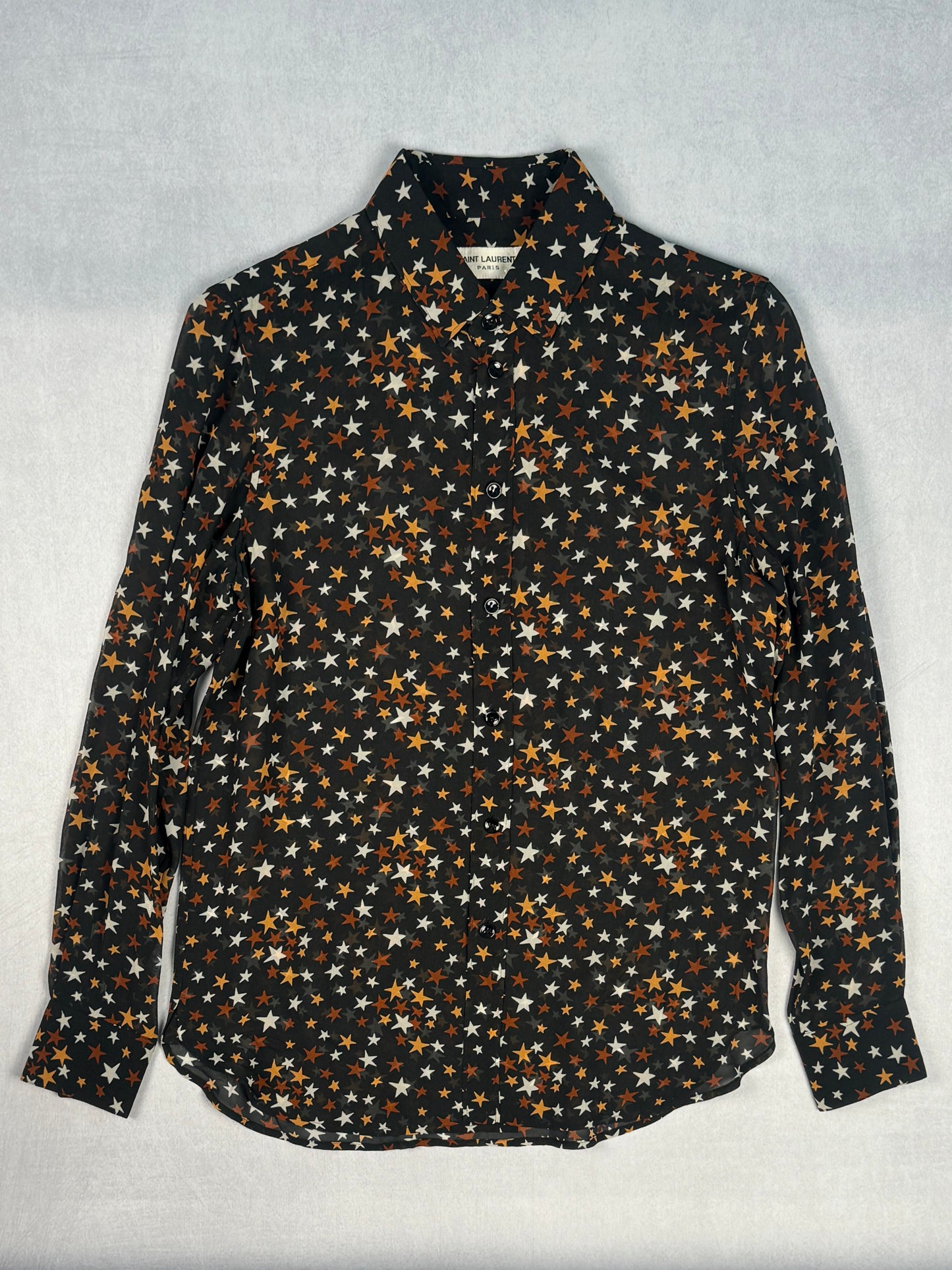 Sample Sheer Star Button-Up Shirt