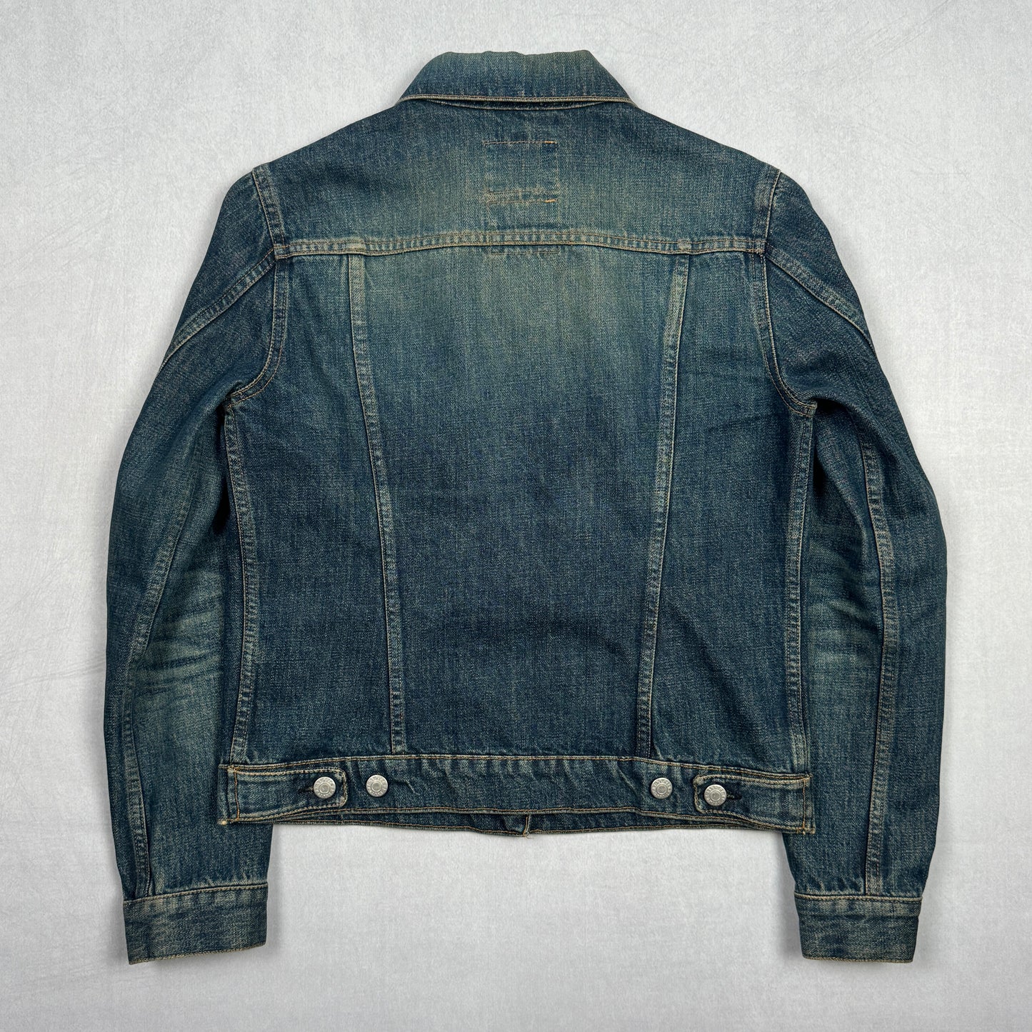 Early 2000s Studded Denim Trucker Jacket