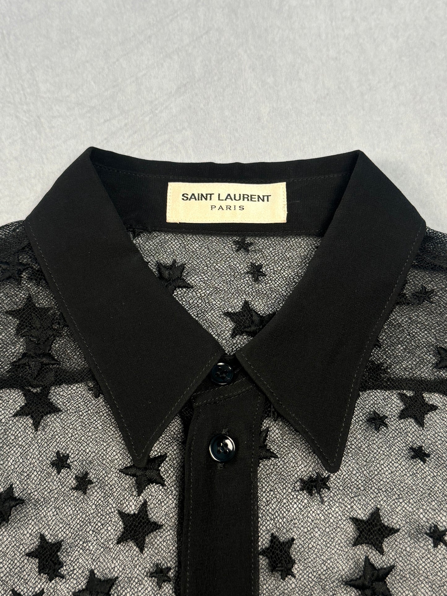 Sample Lace Star Button-Up Shirt