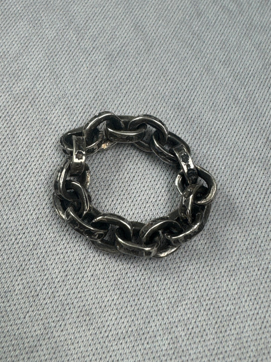 Silver E-Link Ring
